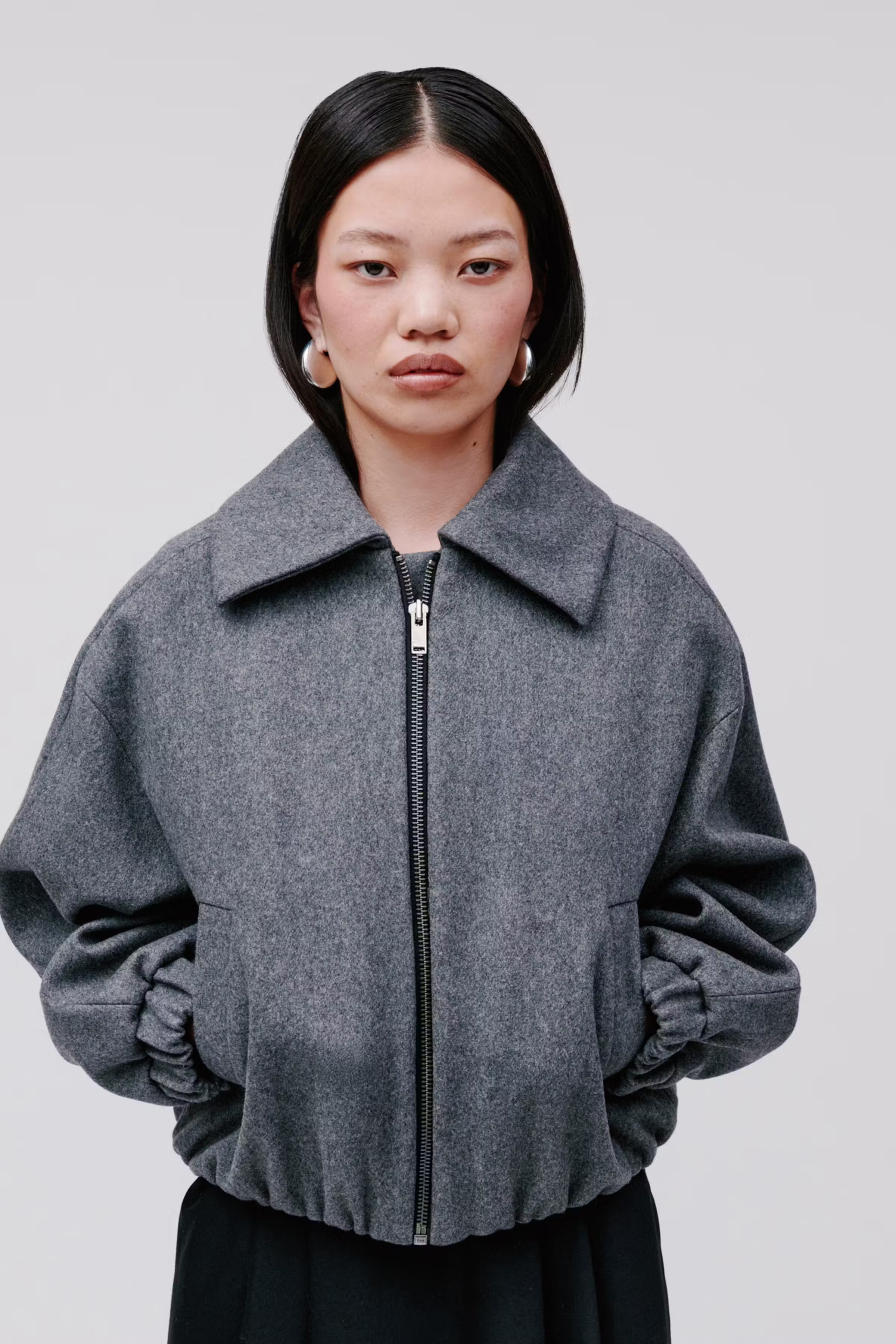 IOJADYN Coat LOOKBOOK FRONT 30600699-GY945