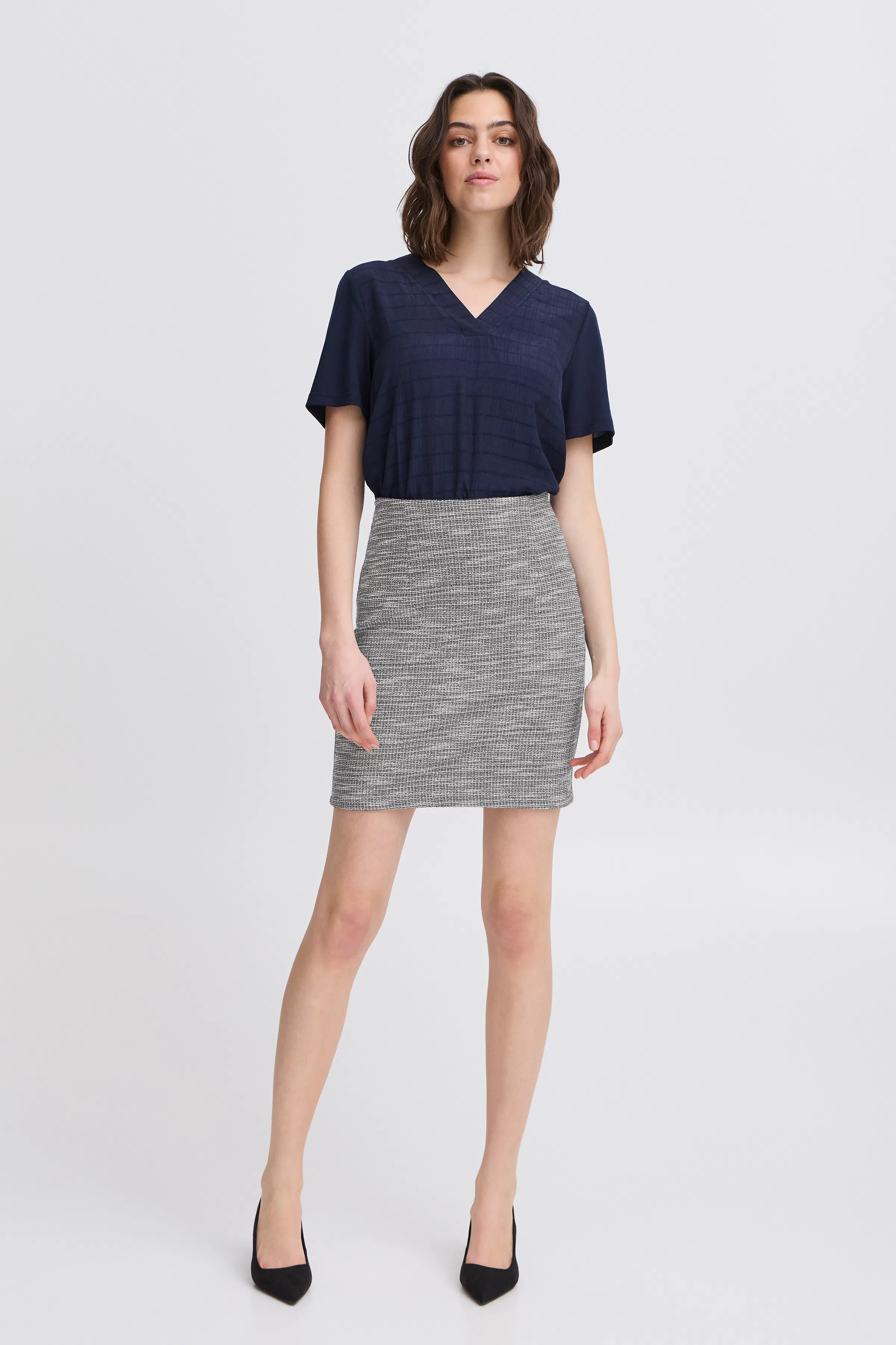FRCARLINA Skjørt LOOKBOOK FRONT 20615538-200119