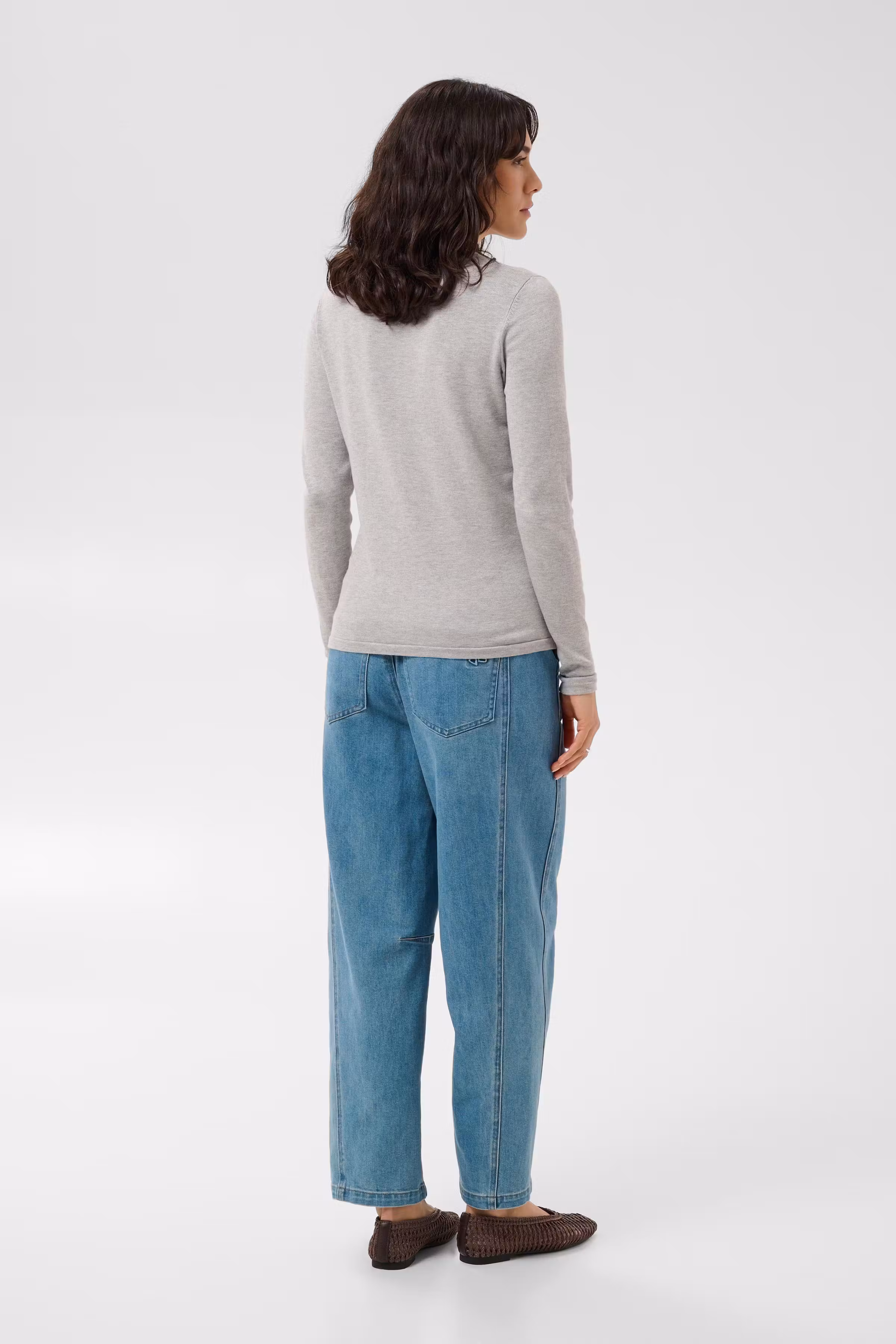 MilaSZ R-Neck Cardigan LOOKBOOK BACK 30500005-1541011