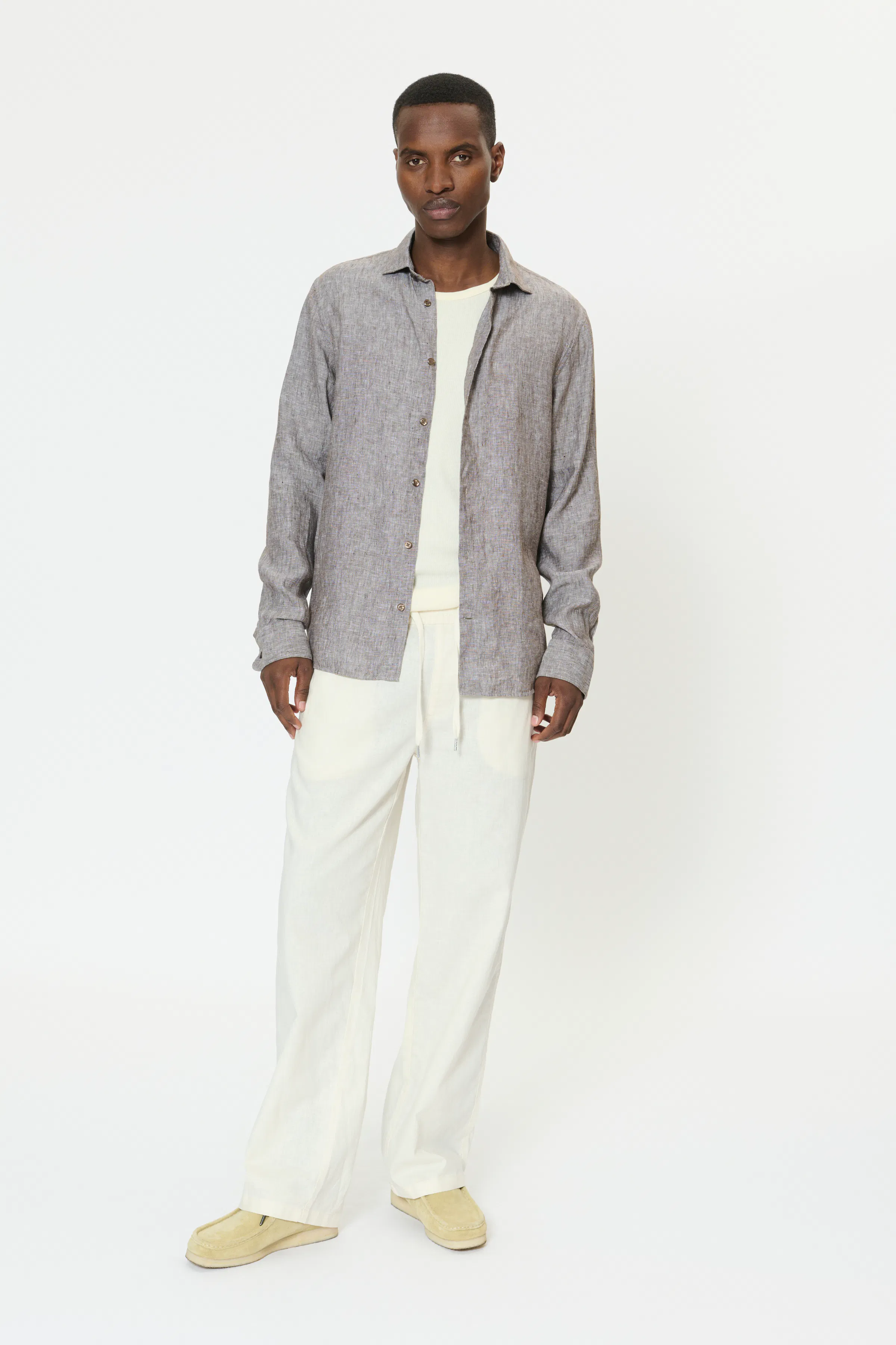 MAmarc linen shirt LOOKBOOK FRONT 30205841-190912