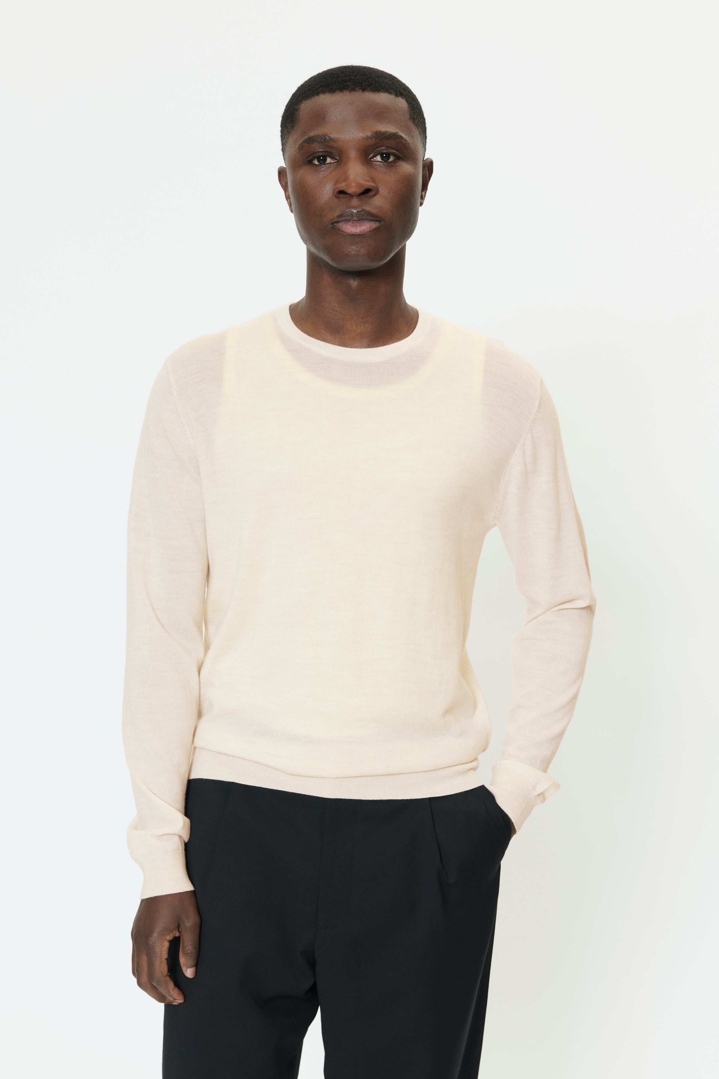 Margrate Merino Pullover LOOKBOOK FRONT 30200611-1101041