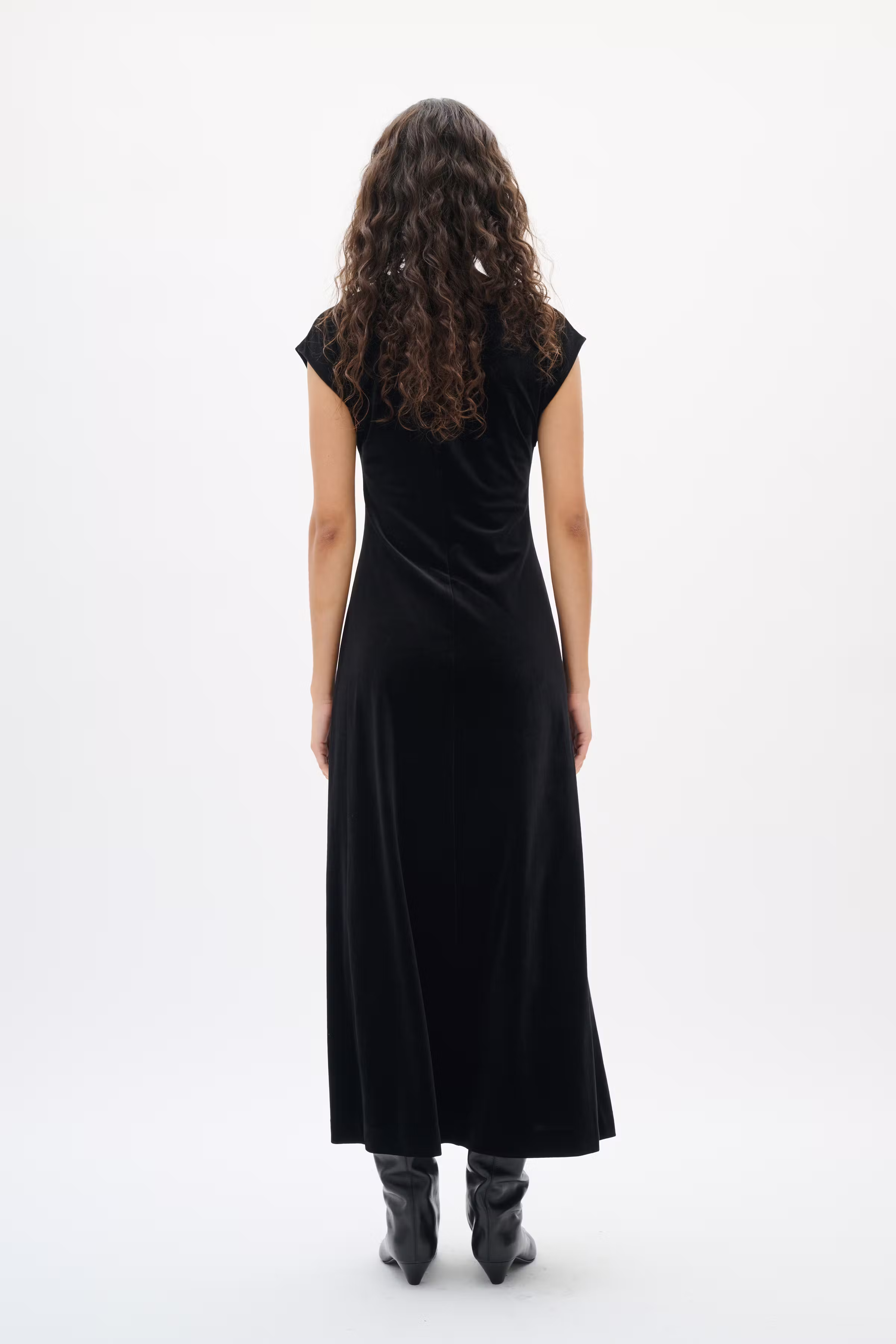 KILLIEIW Velour Kjole LOOKBOOK BACK 30112123-194008