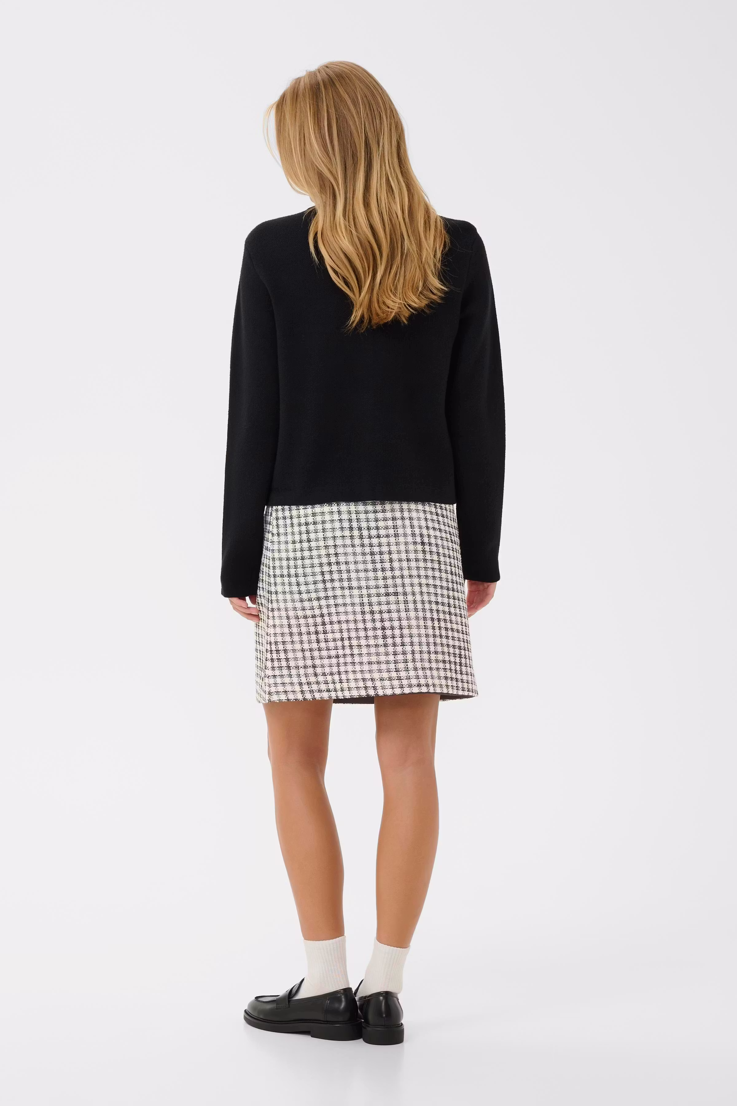 CUheaven Bouclé nederdel LOOKBOOK BACK 50112538-108698