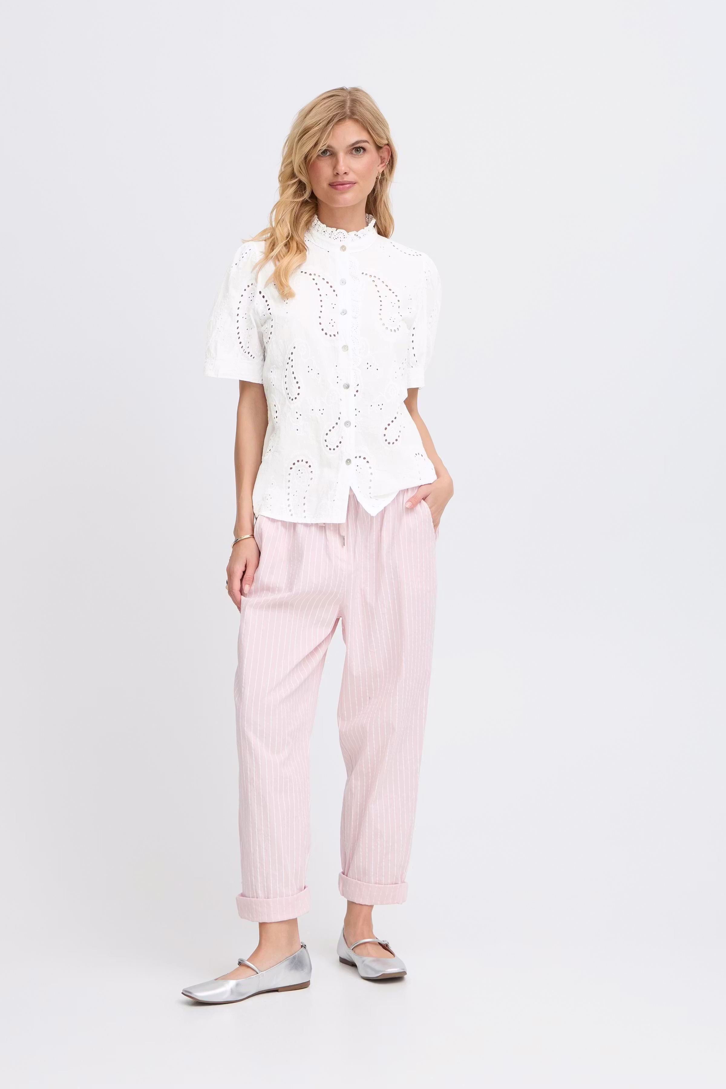 SBUNIQUE Skjorte LOOKBOOK FRONT 22100985-110602
