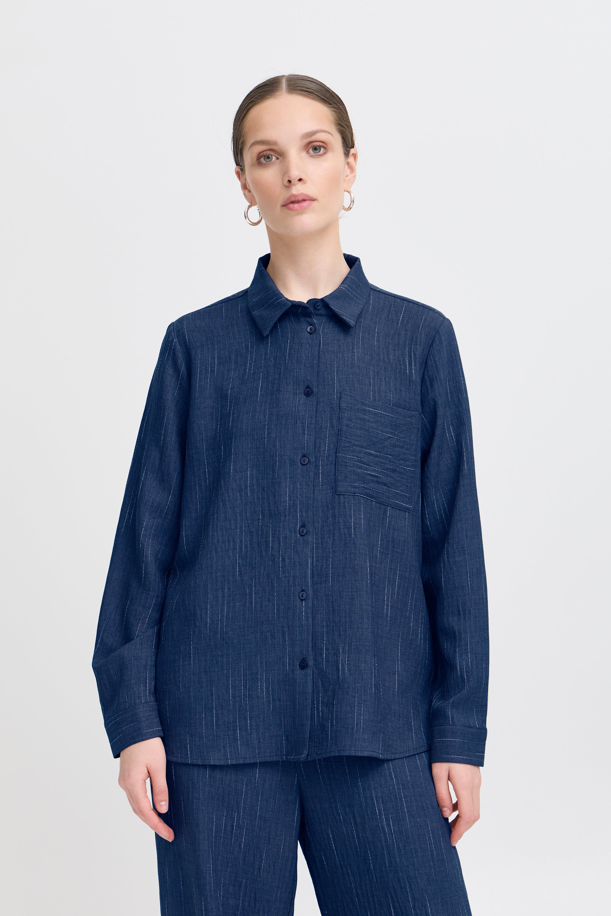 IXREMI Skjorta LOOKBOOK FRONT 20123699-205320