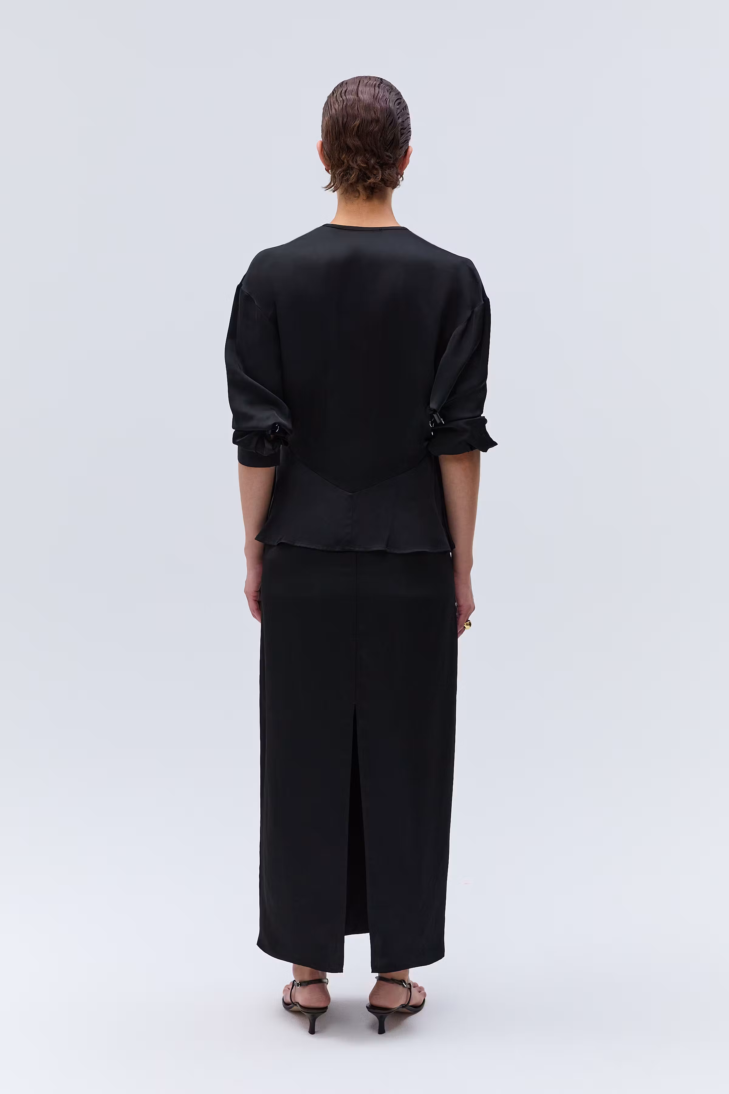 IOEvaluna Blouse LOOKBOOK BACK 30600008-BK999