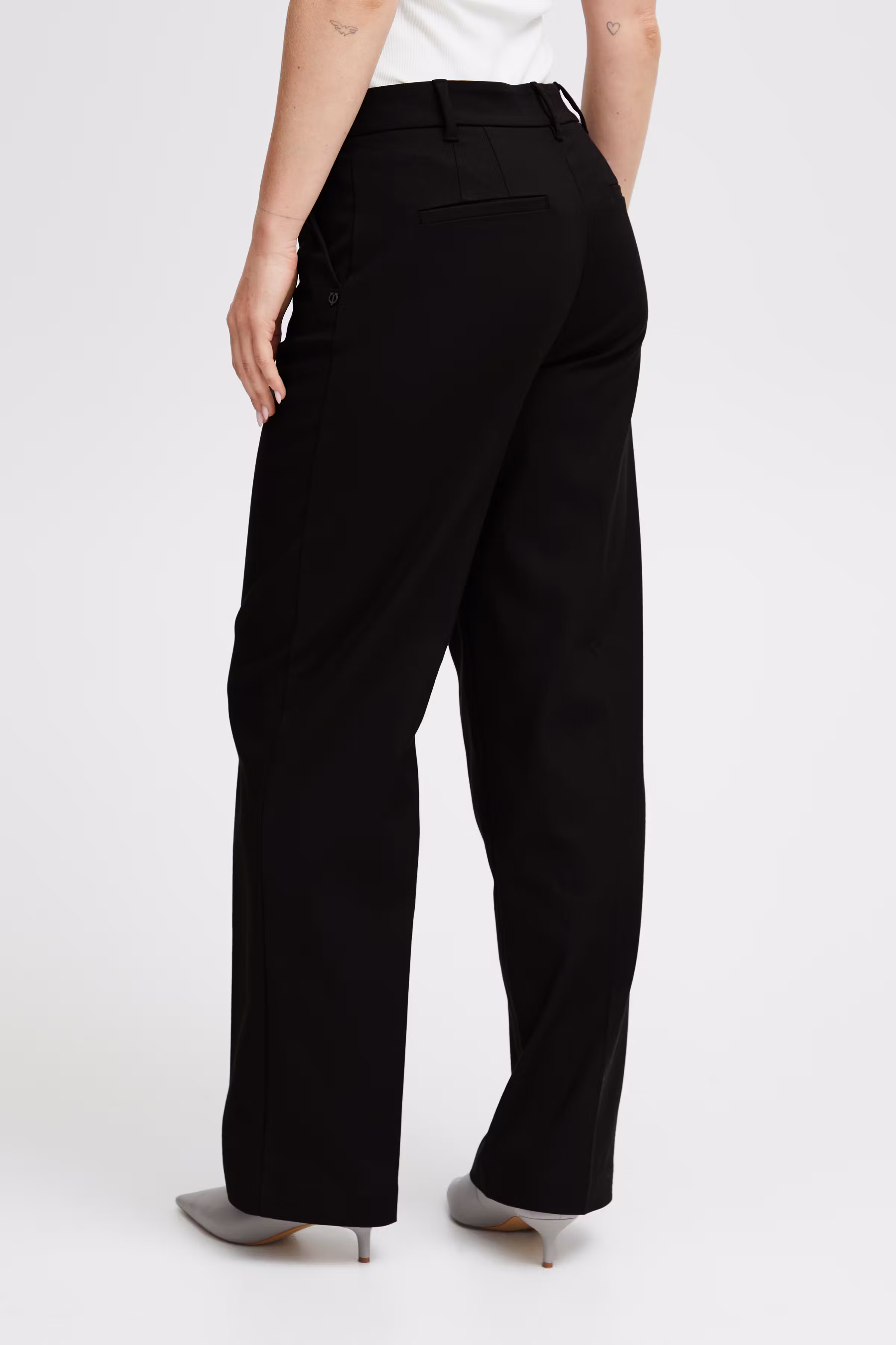 PZBINDY High Waist Wide Leg Bukser LOOKBOOK BACK 50206519-193911