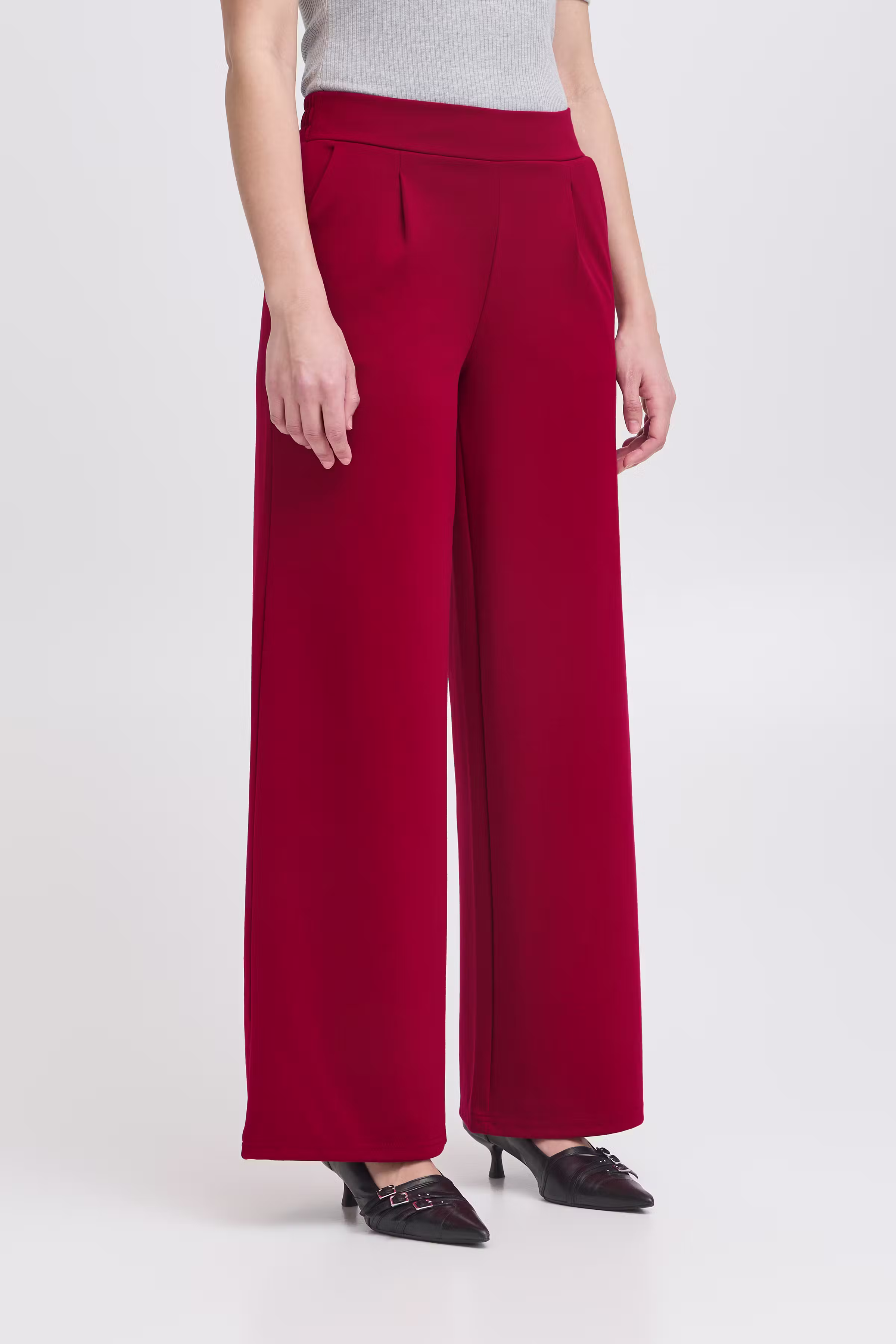 IHKATE LONG WIDE  Bukser LOOKBOOK FRONT 20118337-191650