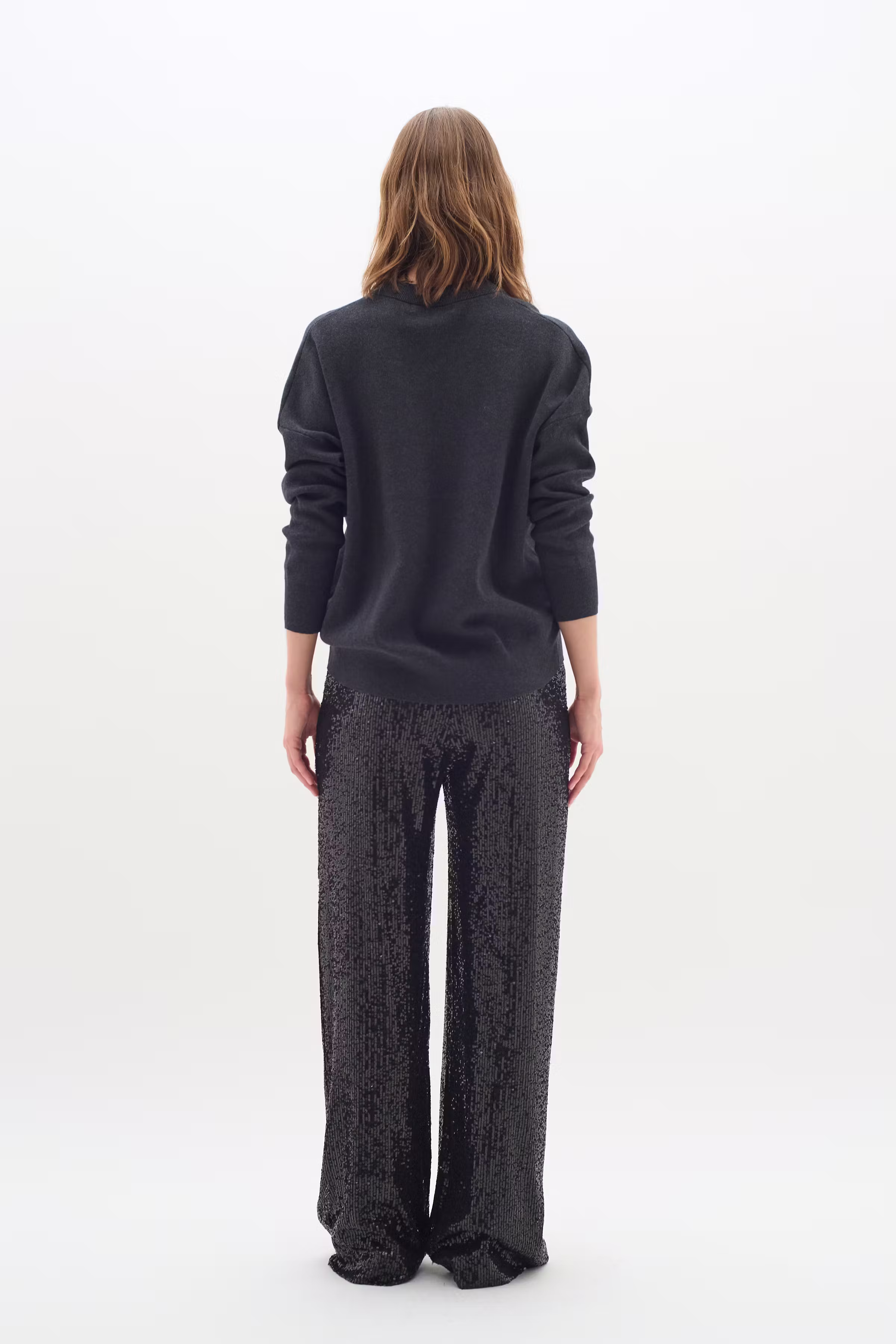 BarbaraIW Sequin Trousers LOOKBOOK BACK 30110081-194008
