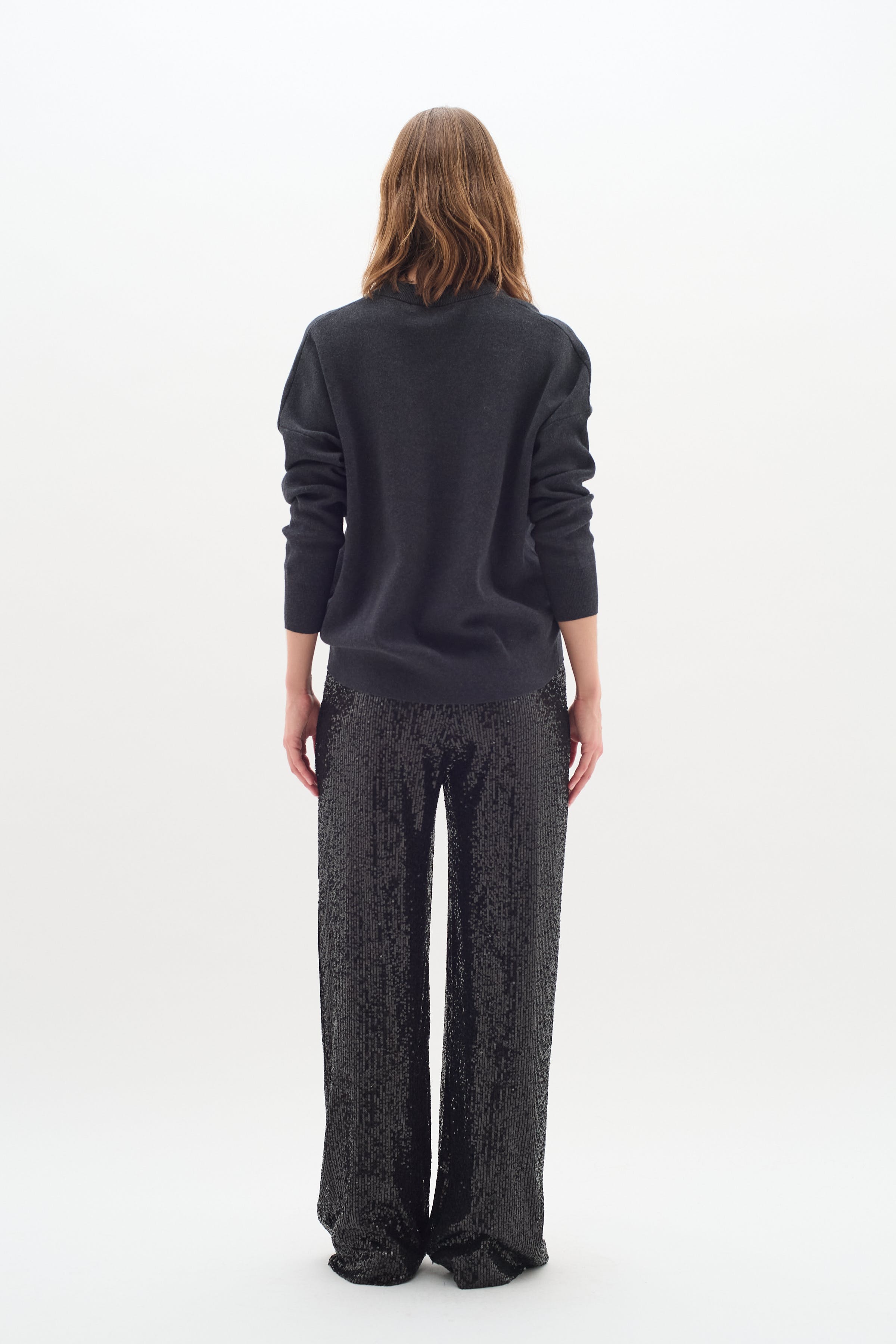 BarbaraIW Sequin Trousers LOOKBOOK BACK 30110081-194008