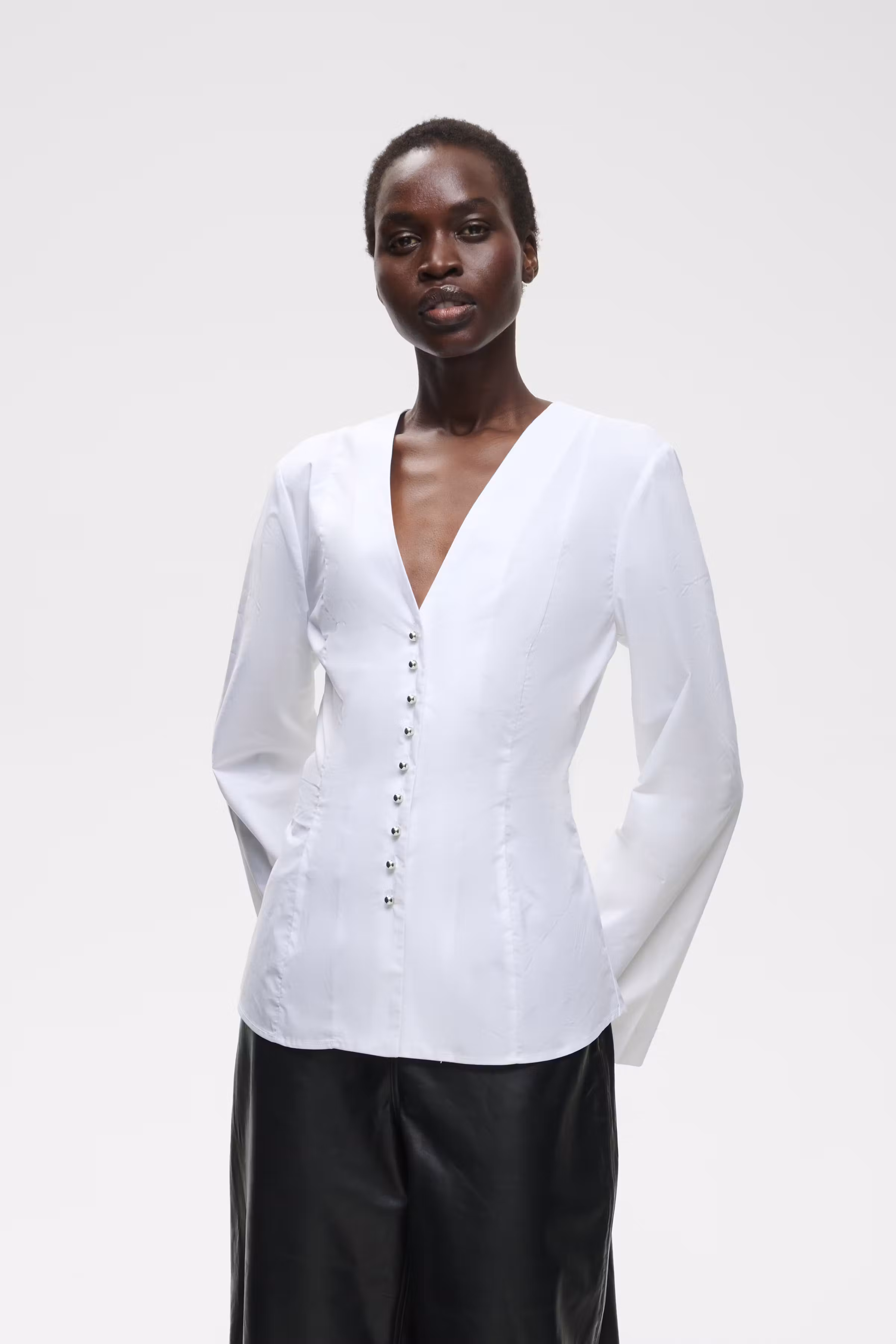 OLSENIW Skjorte LOOKBOOK FRONT 30113022-300001