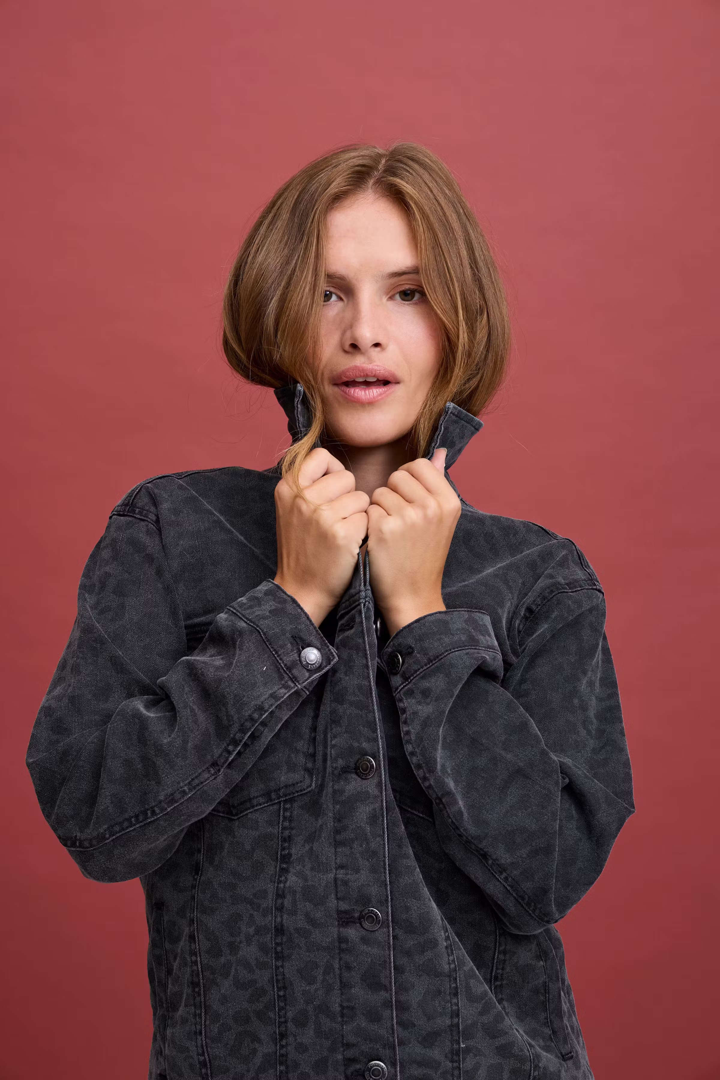 PXJANNAH Denim jakke LOCATION NONE 50208791-205027