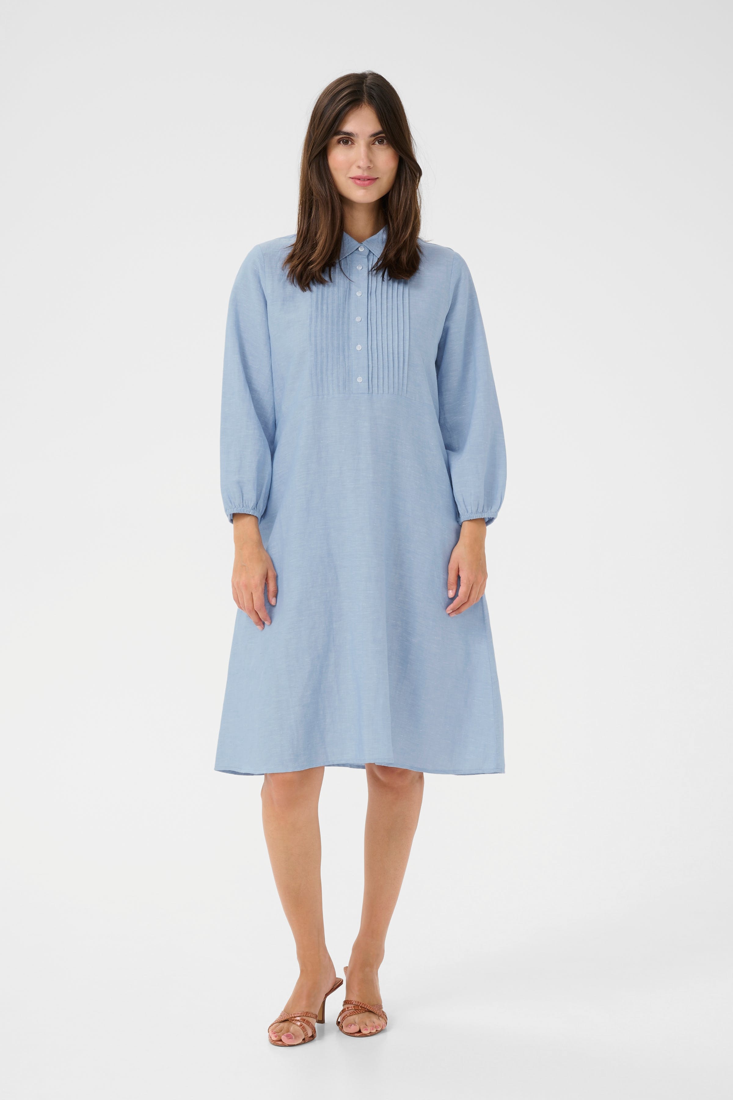 CUlopi Linnen Jurk LOOKBOOK FRONT 50111895-153919