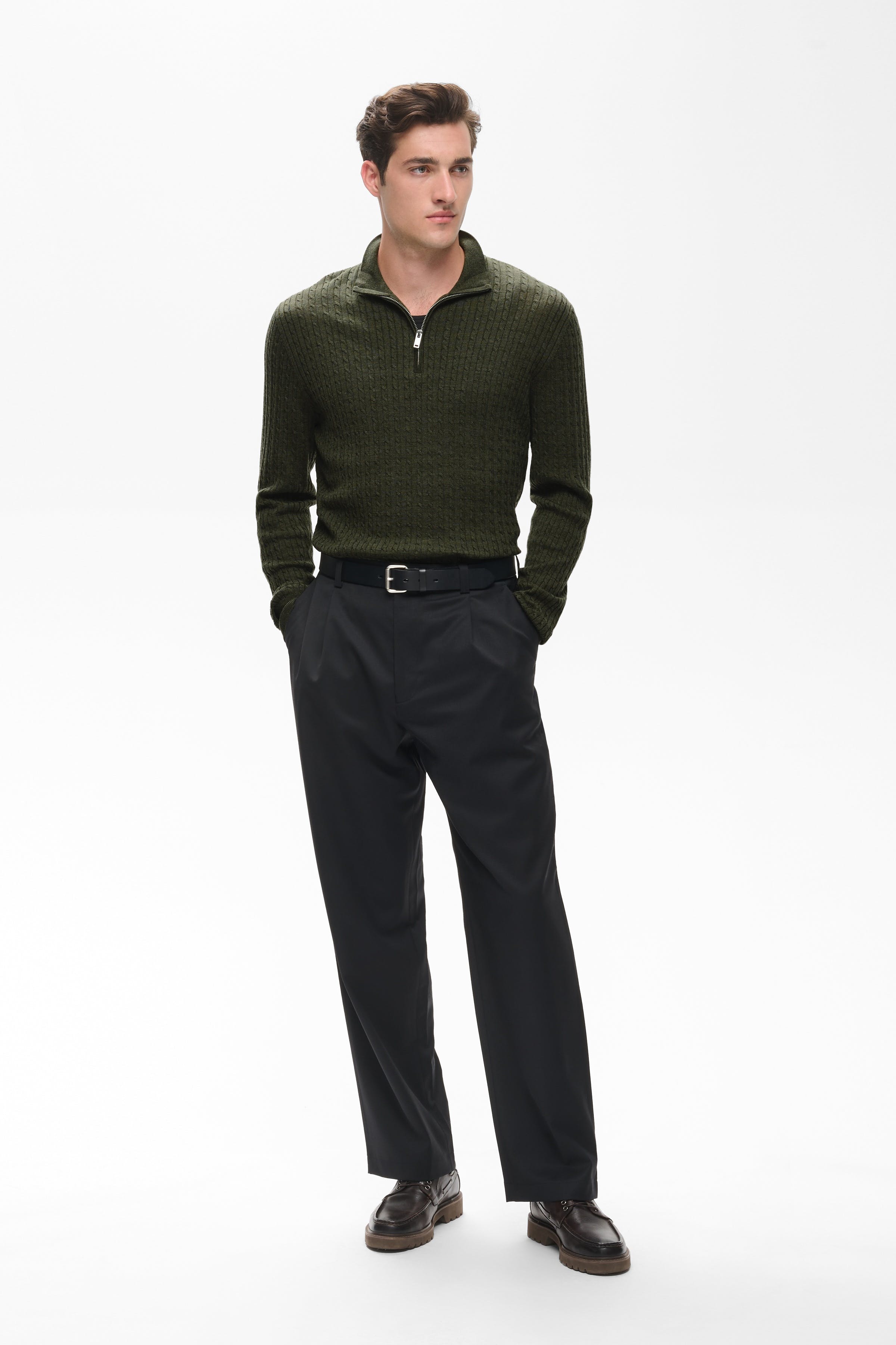 MAmason Merino Pullover LOOKBOOK FRONT 30207108-21505