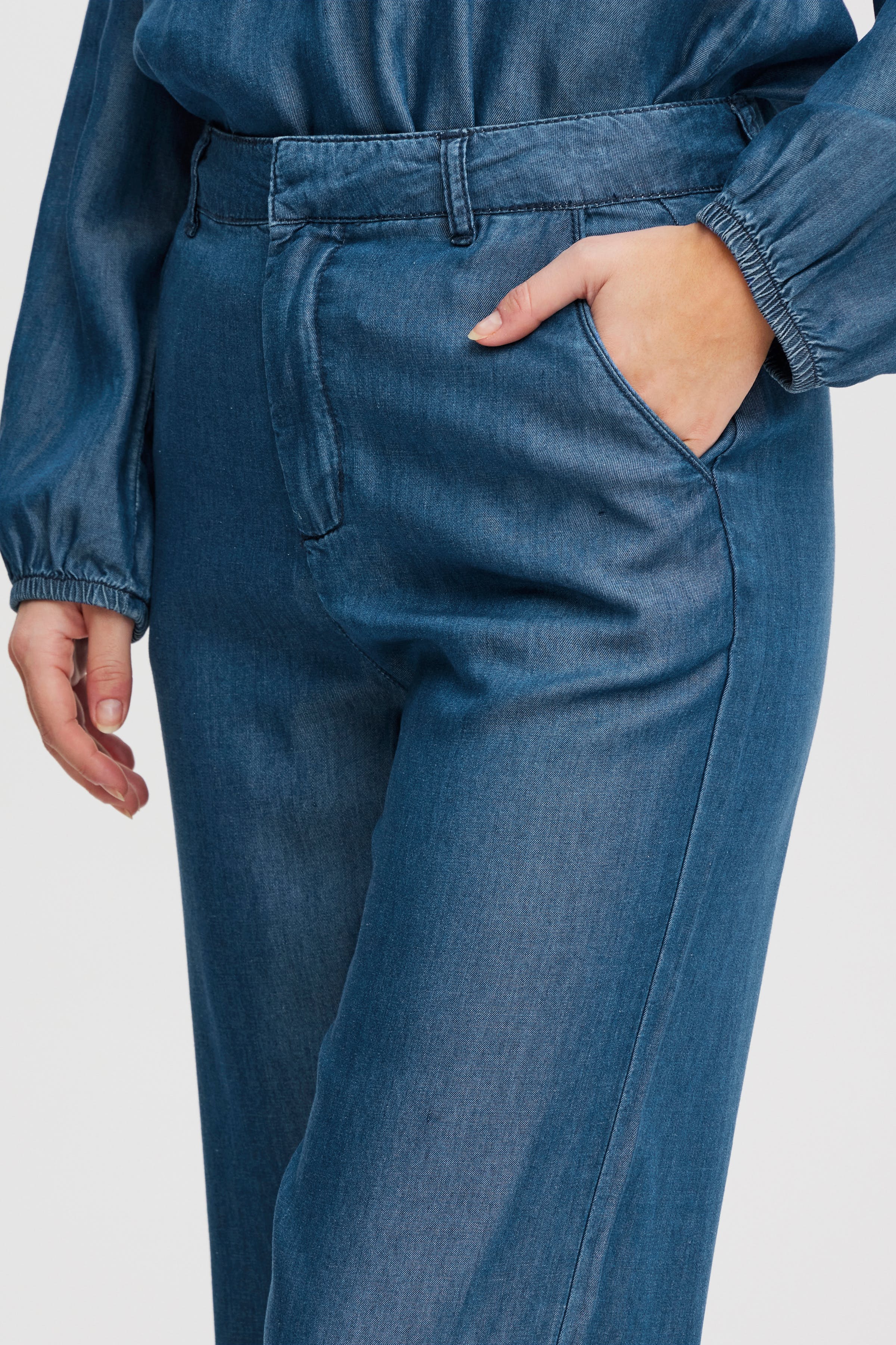 PZGAJA High Waist Wide Leg Bukser LOOKBOOK DETAIL 50207931-200005