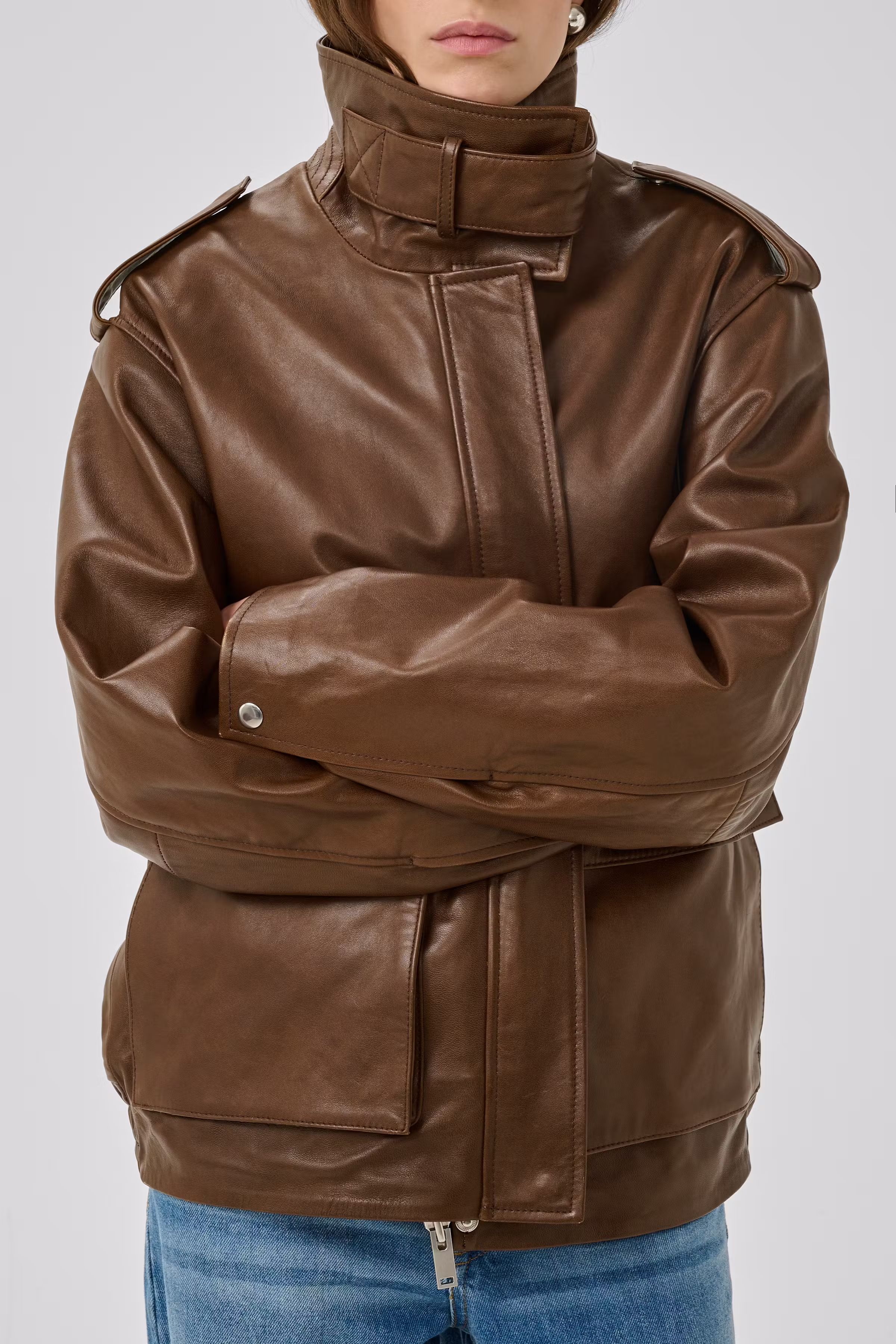 MWDina Leather jacket LOOKBOOK DETAIL 10705530-109345