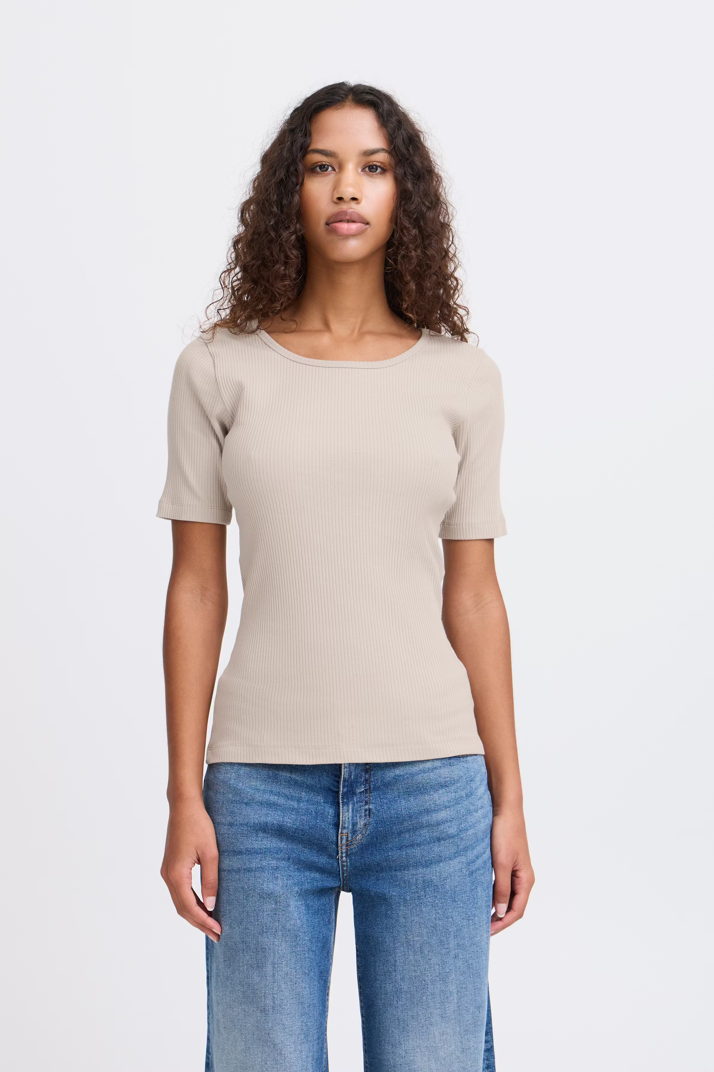 IHPALMER RIB T-shirt LOOKBOOK FRONT 20120343-161305