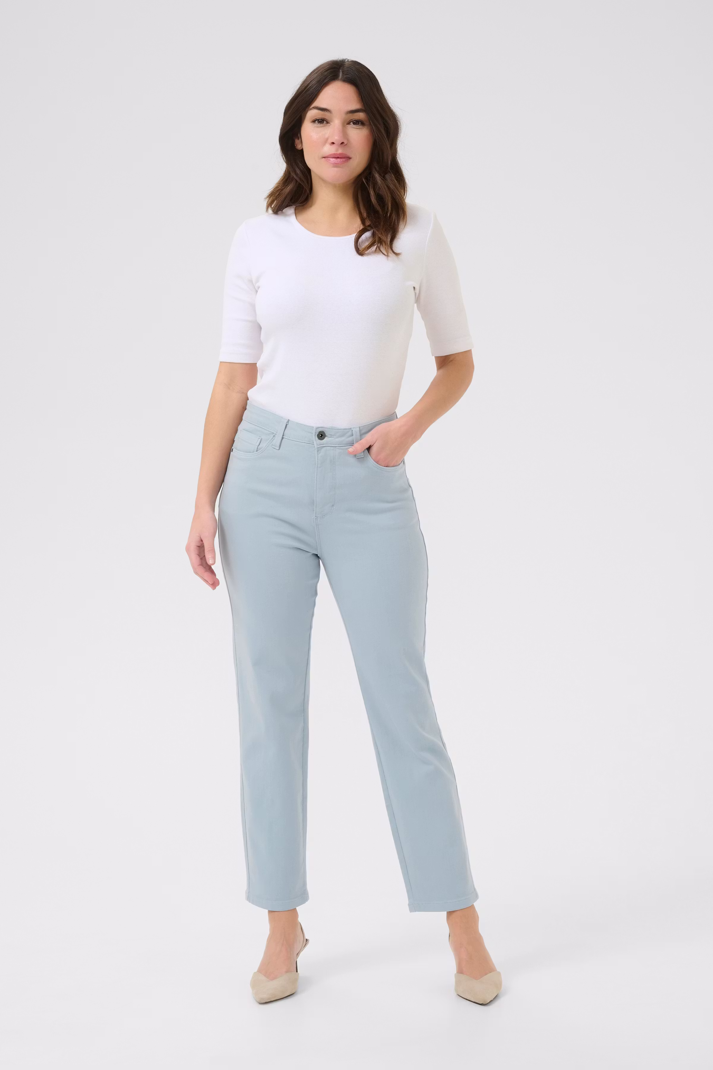 KAzelina Straight Jeans LOOKBOOK FRONT 10506341-164016