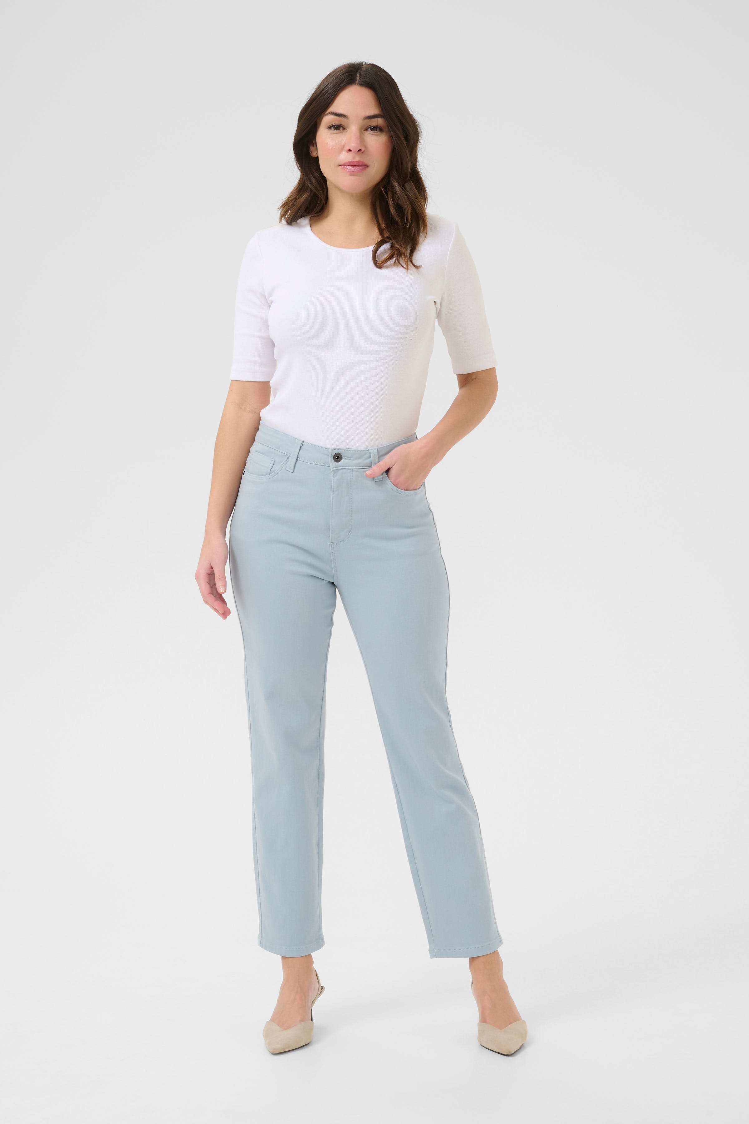 KAzelina Straight Jeans LOOKBOOK FRONT 10506341-164016