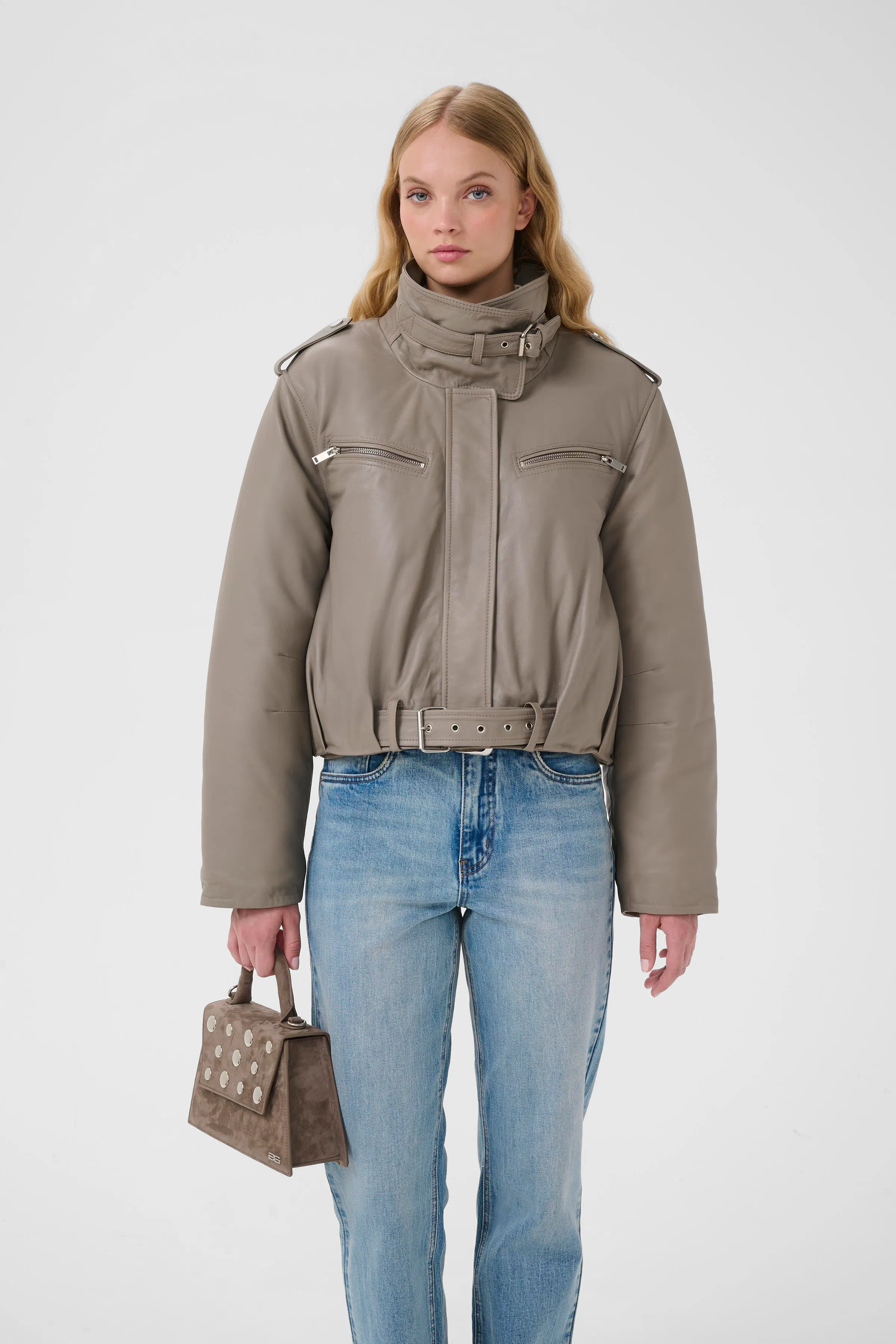 GZleva Leather jacket LOOKBOOK FRONT 10910322-107731