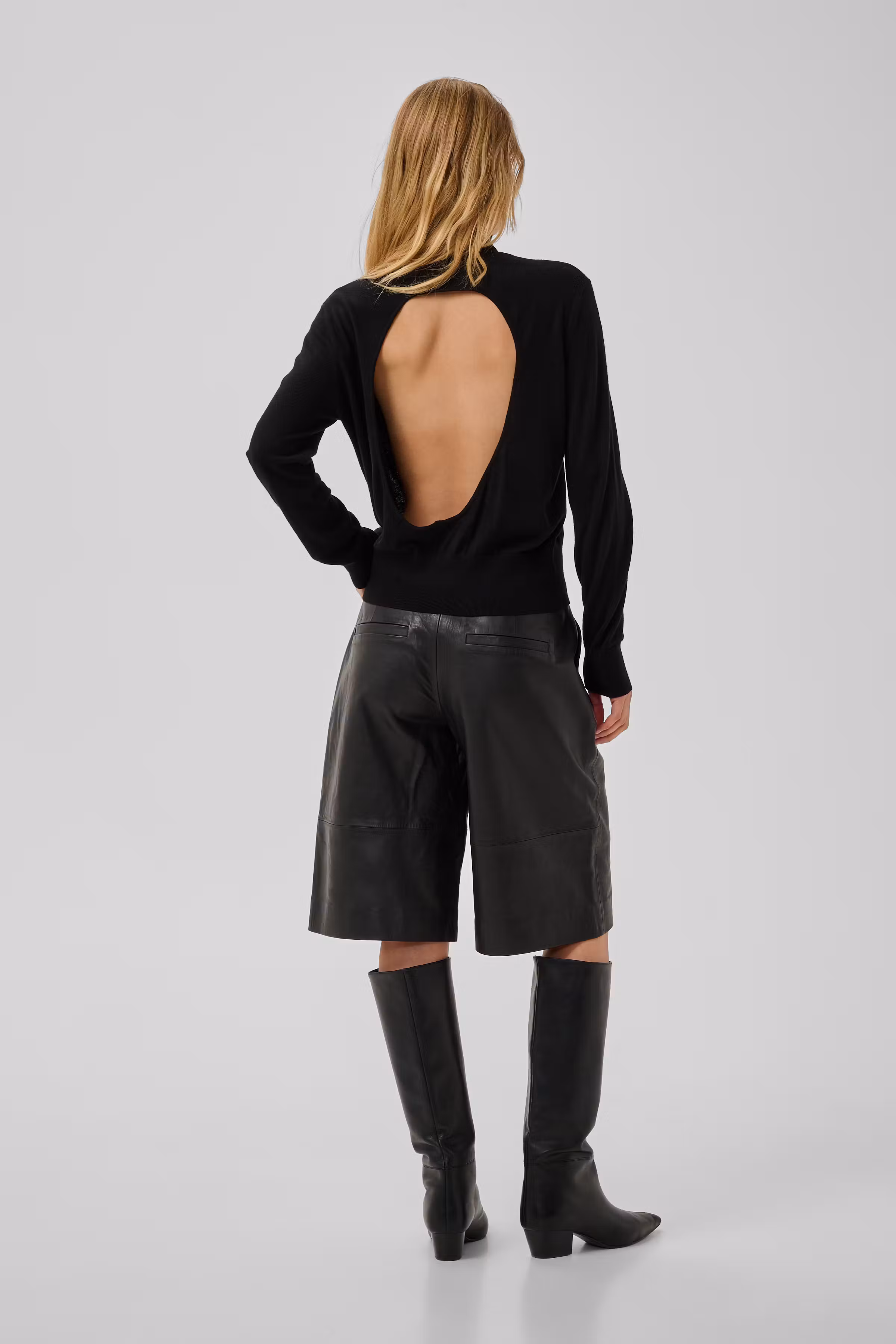 MWPolly Pullover mit offenem Rücken LOOKBOOK BACK 10705786-100031