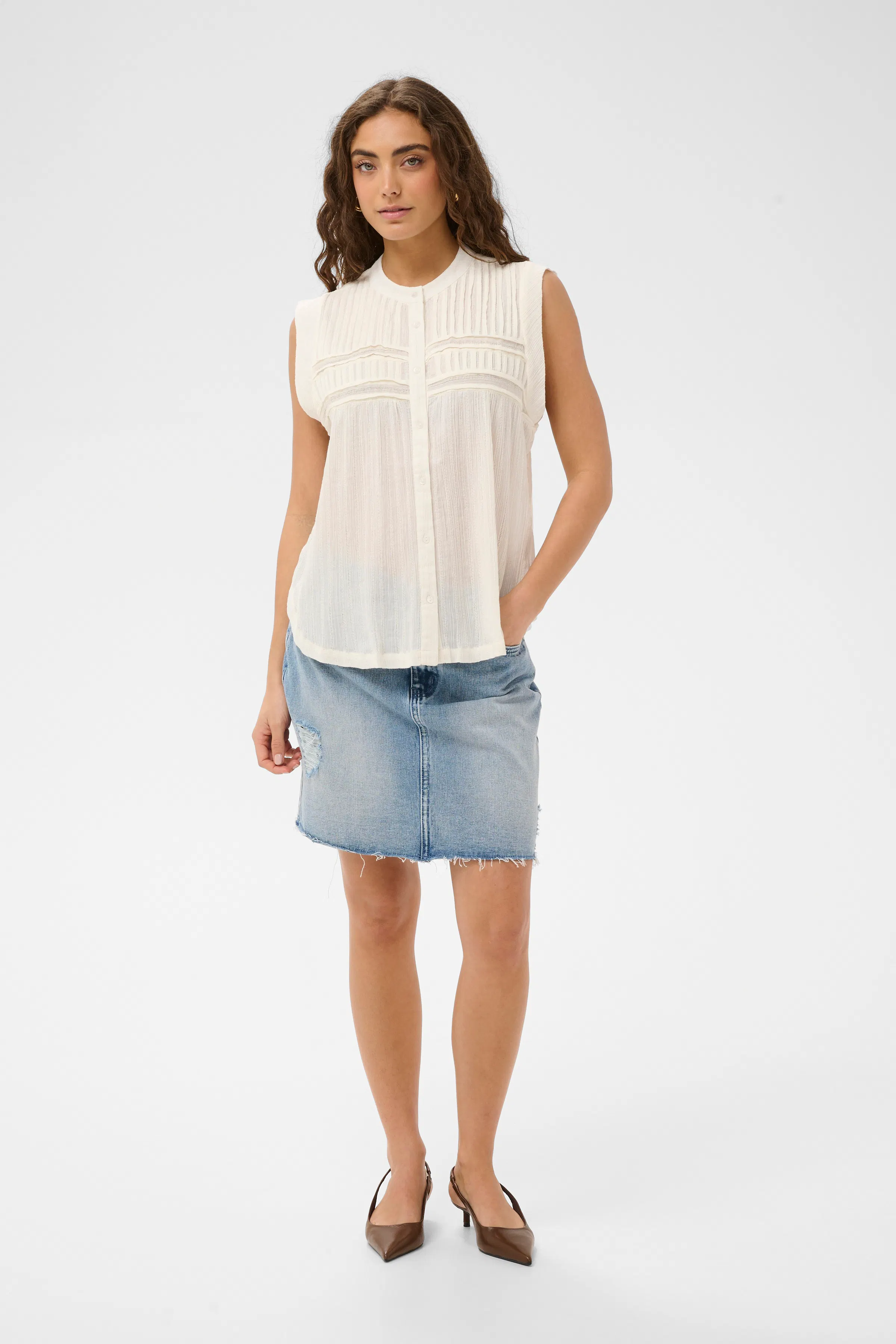 CUeya Skjorta LOOKBOOK FRONT 50113073-500013