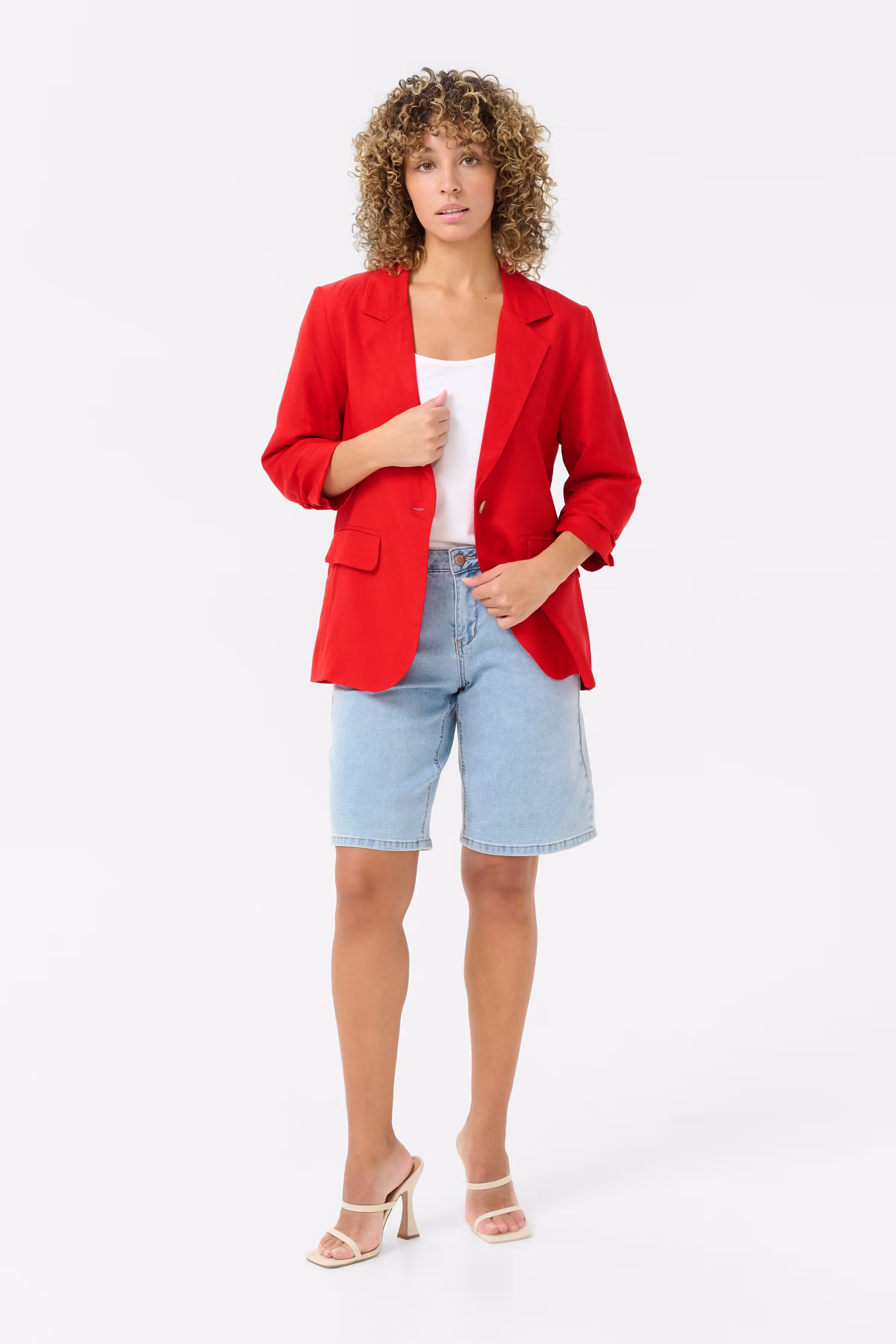 CRLinna Linnen blazer LOOKBOOK FRONT 10613718-181662