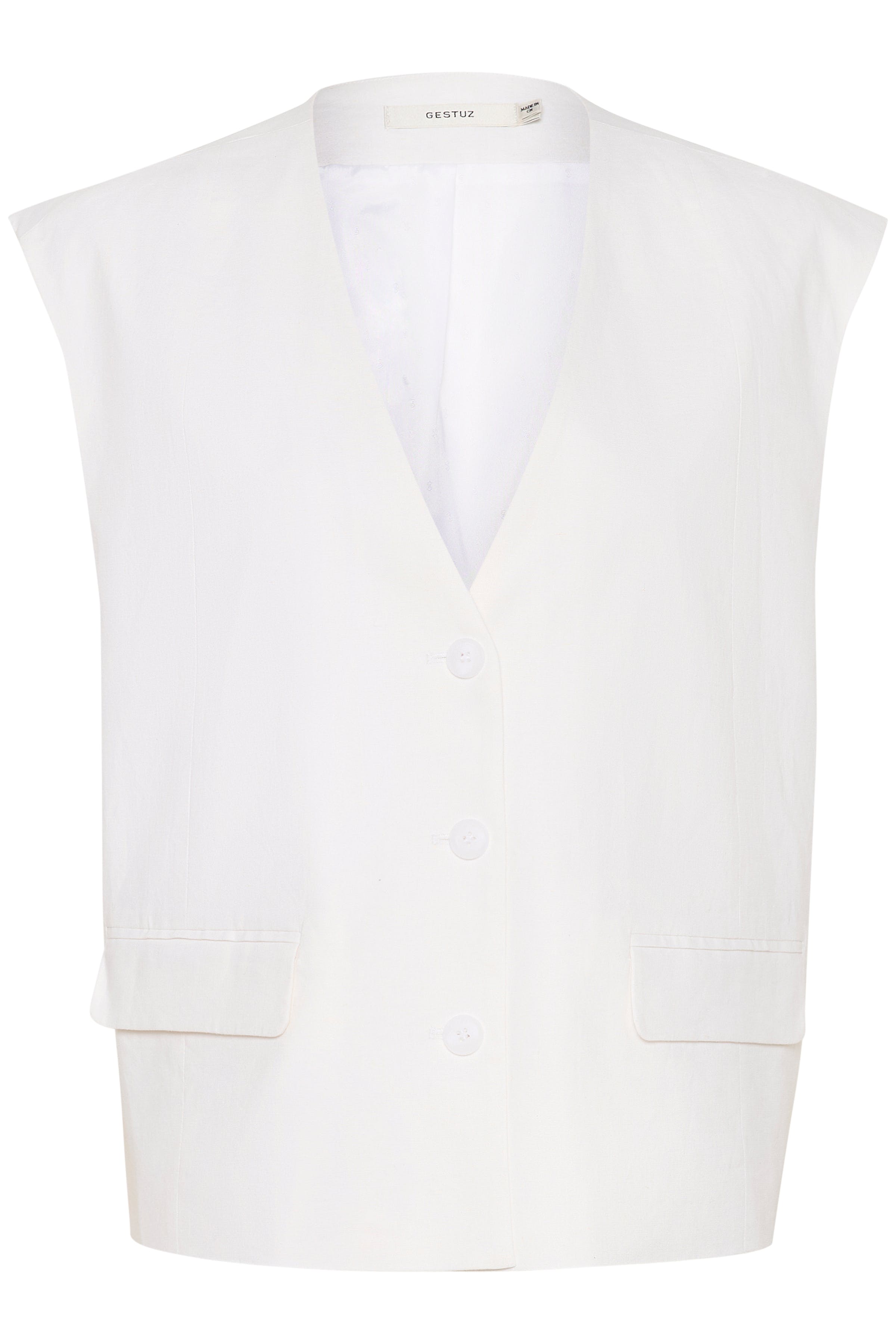 GZizza linen waistcoat PACK FRONT 10910239-170510