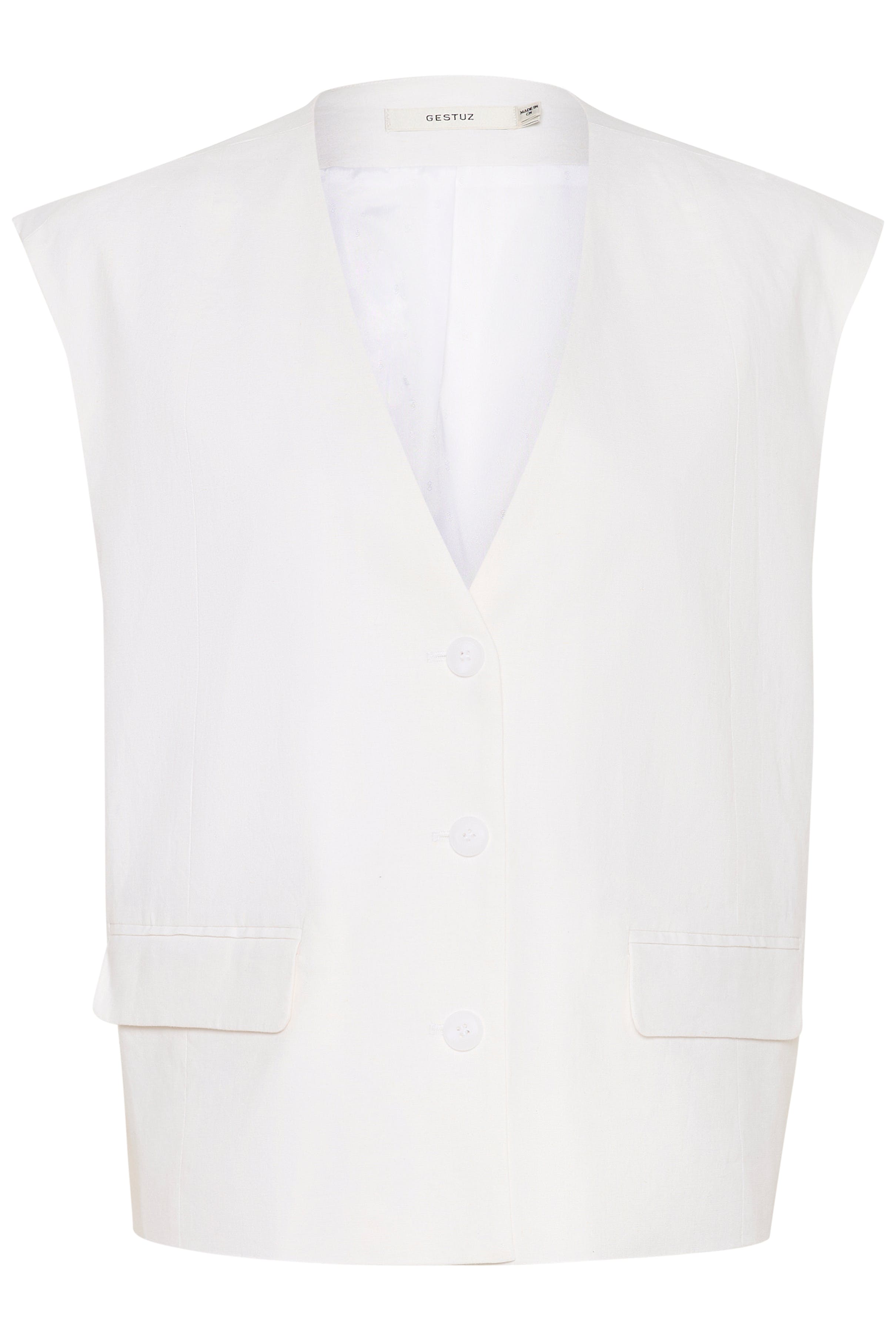 GZizza linen waistcoat PACK FRONT 10910239-110601