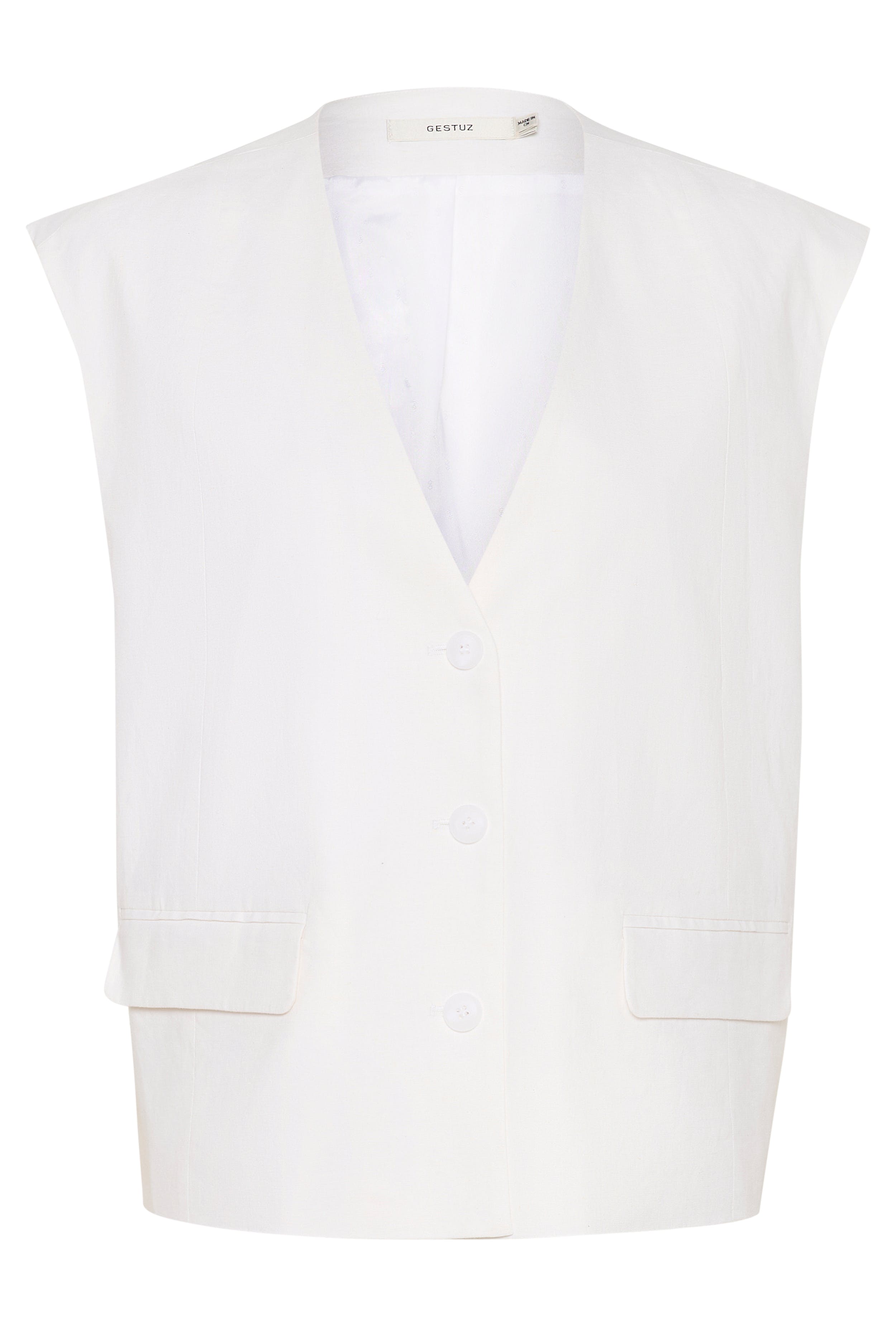 GZizza linen waistcoat PACK FRONT 10910239-110601
