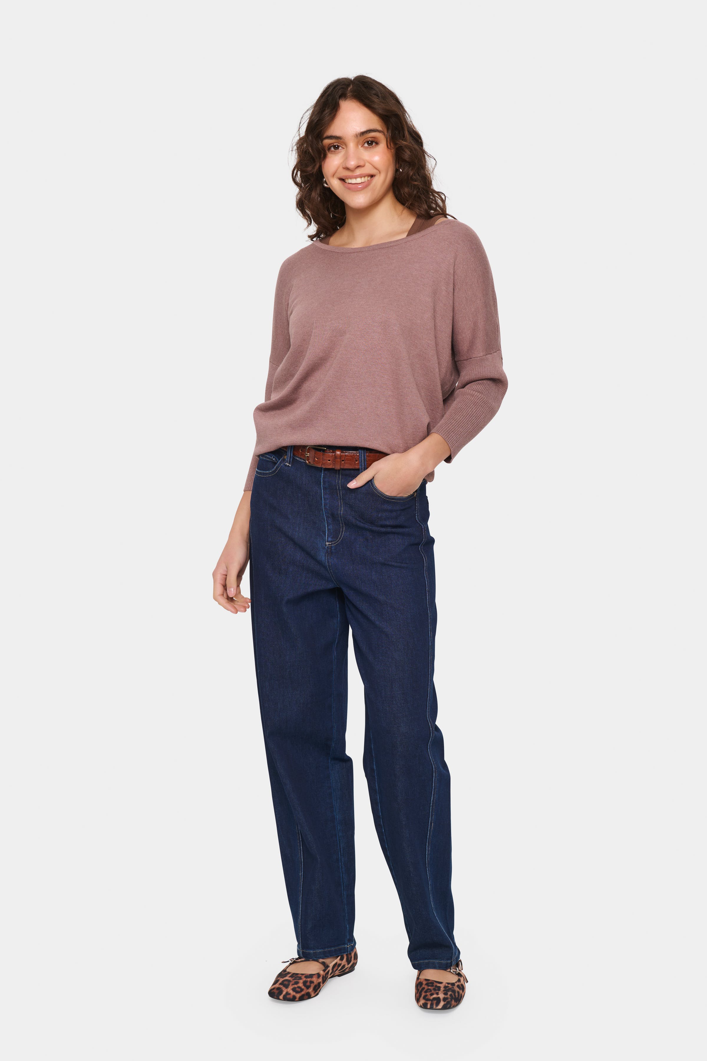 MilaSZ R-Neck Pullover LOOKBOOK FRONT 30500003-1715101