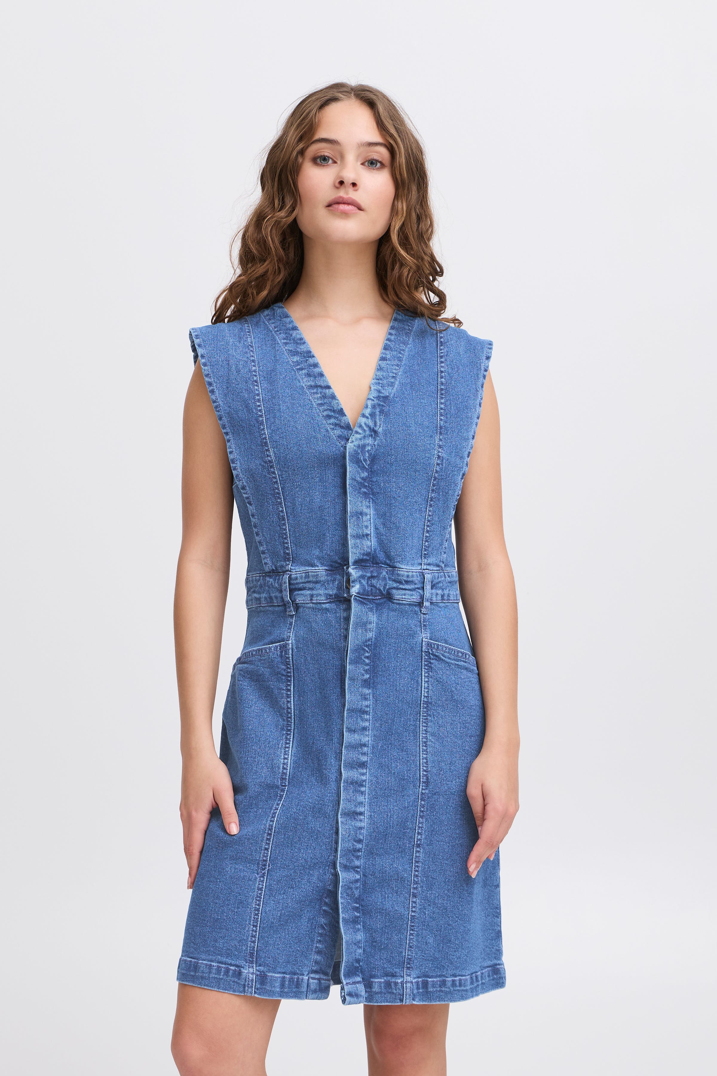 IHCALLY Denim Jurk LOOKBOOK FRONT 20122705-200928