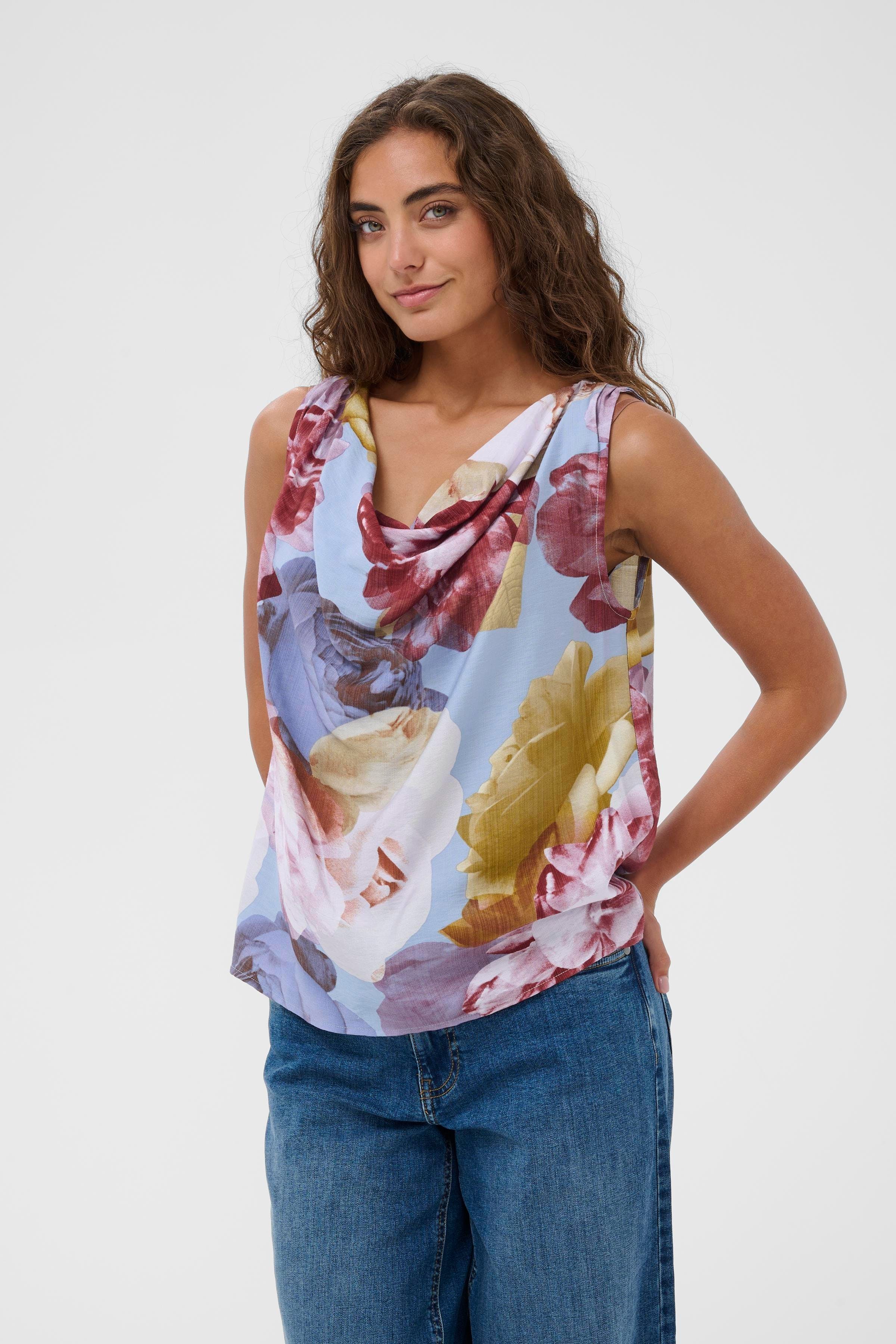 CUmagna Bluse LOOKBOOK FRONT 50112826-109061