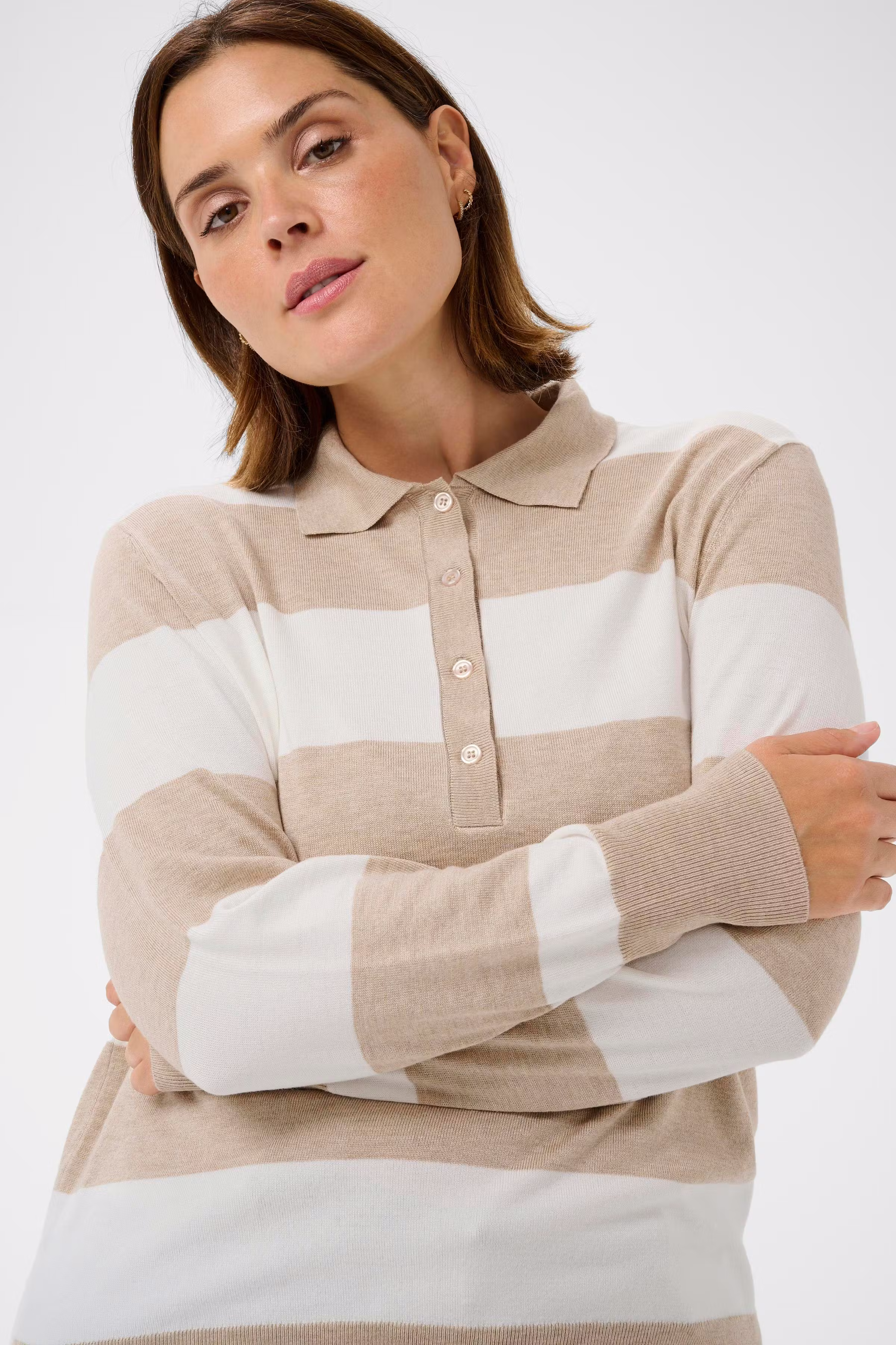 KClizzy Gestreepte Polo Met Lange Mouwen LOOKBOOK DETAIL 10583718-108980