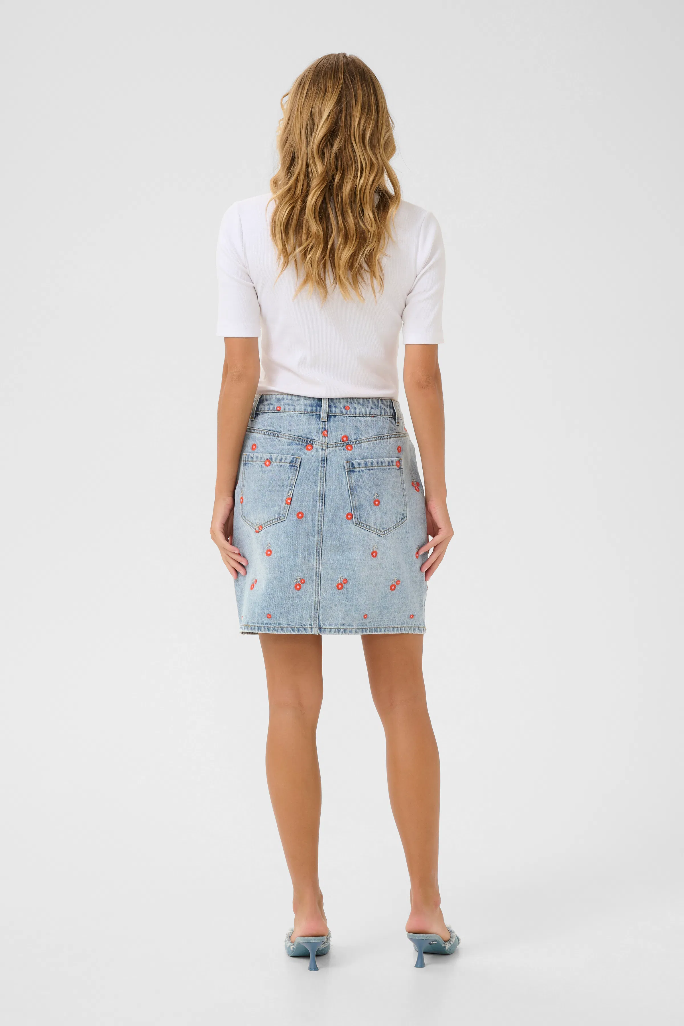 KAmaja Denimskjørt LOOKBOOK BACK 10509717-107727