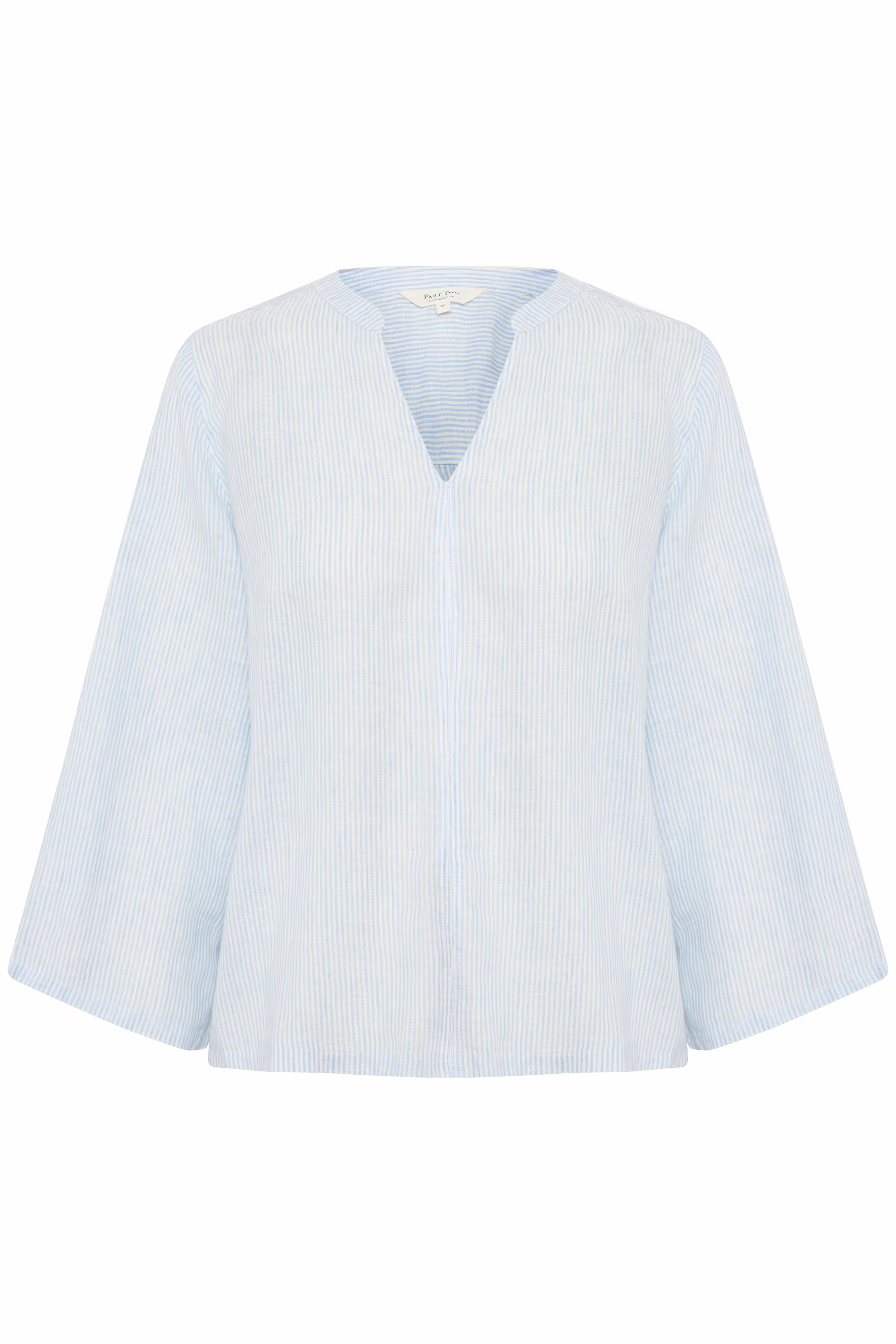 GerthaPW Linen blouse PACK FRONT 30308599-302907