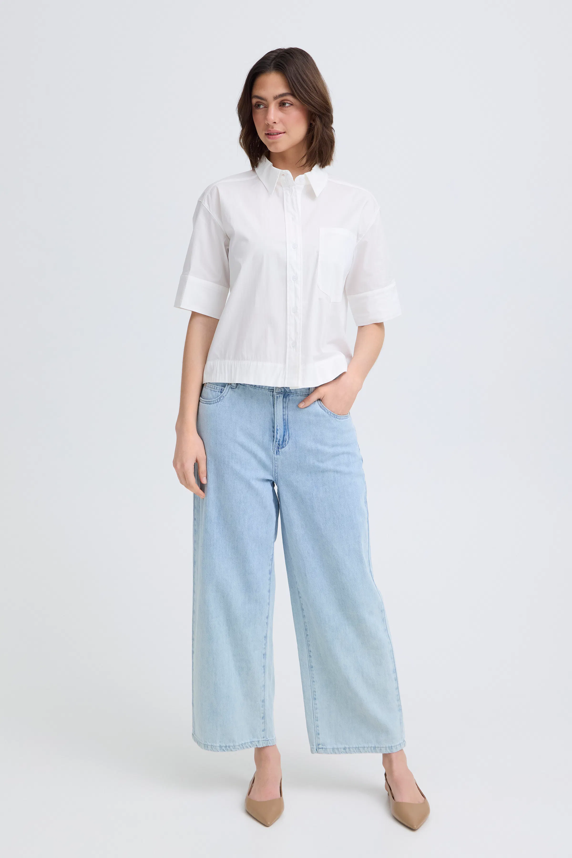 FRPEGGY Skjorte LOOKBOOK FRONT 20617877-114800