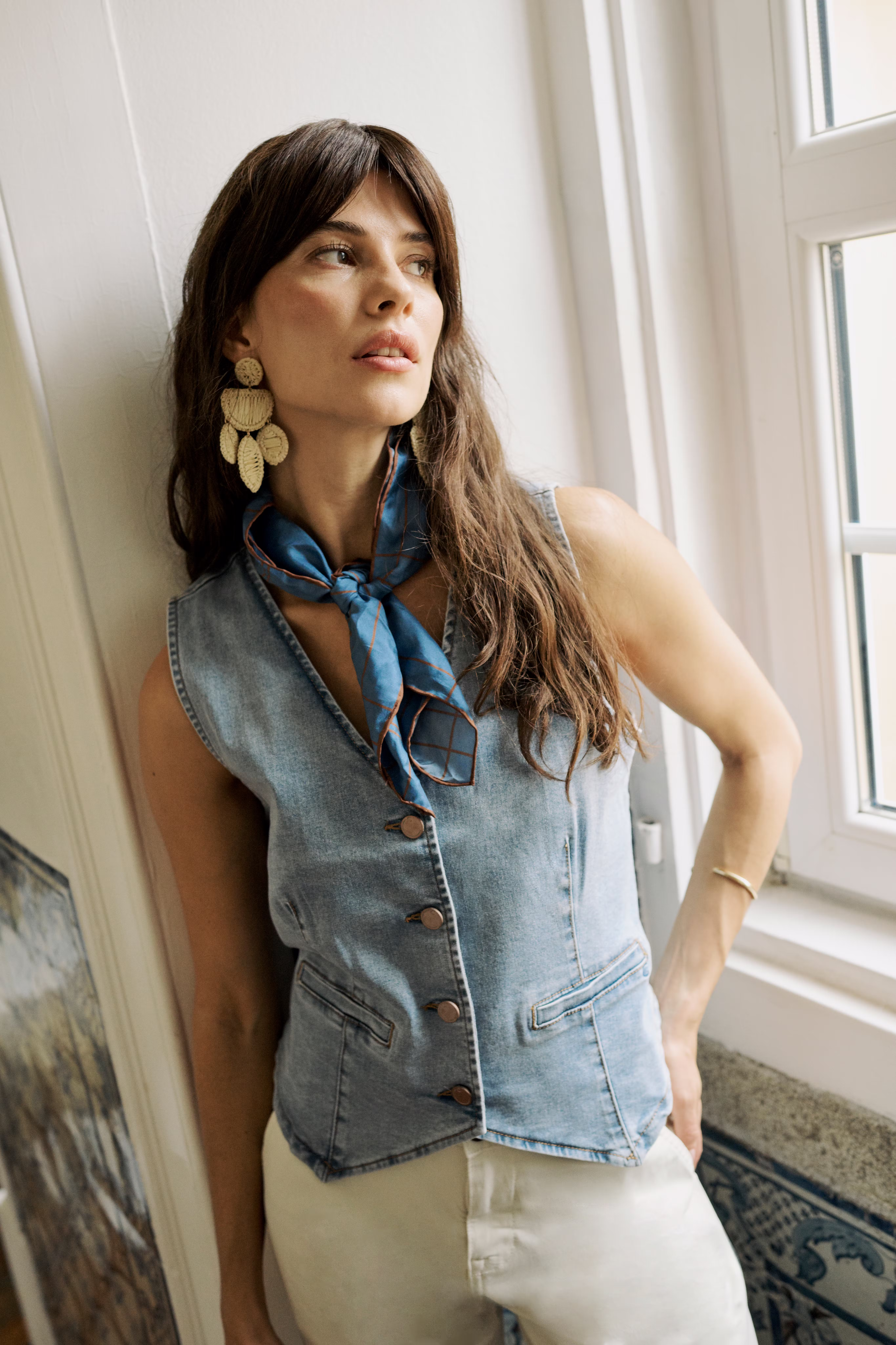 CRAlma Denim Vest LOCATION NONE 10613772-107653