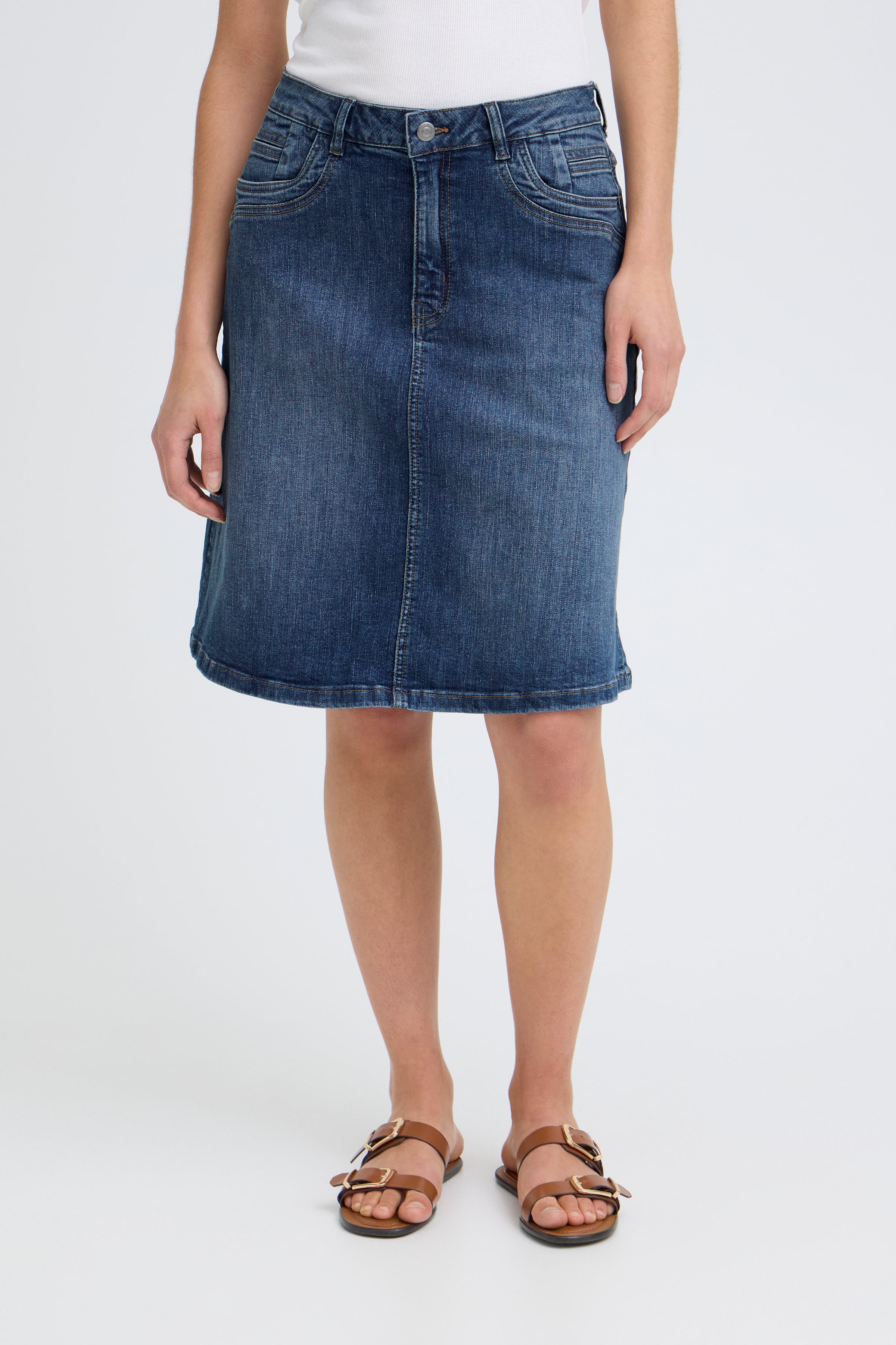 PZKATJA Skjørt LOOKBOOK FRONT 50208832-200002