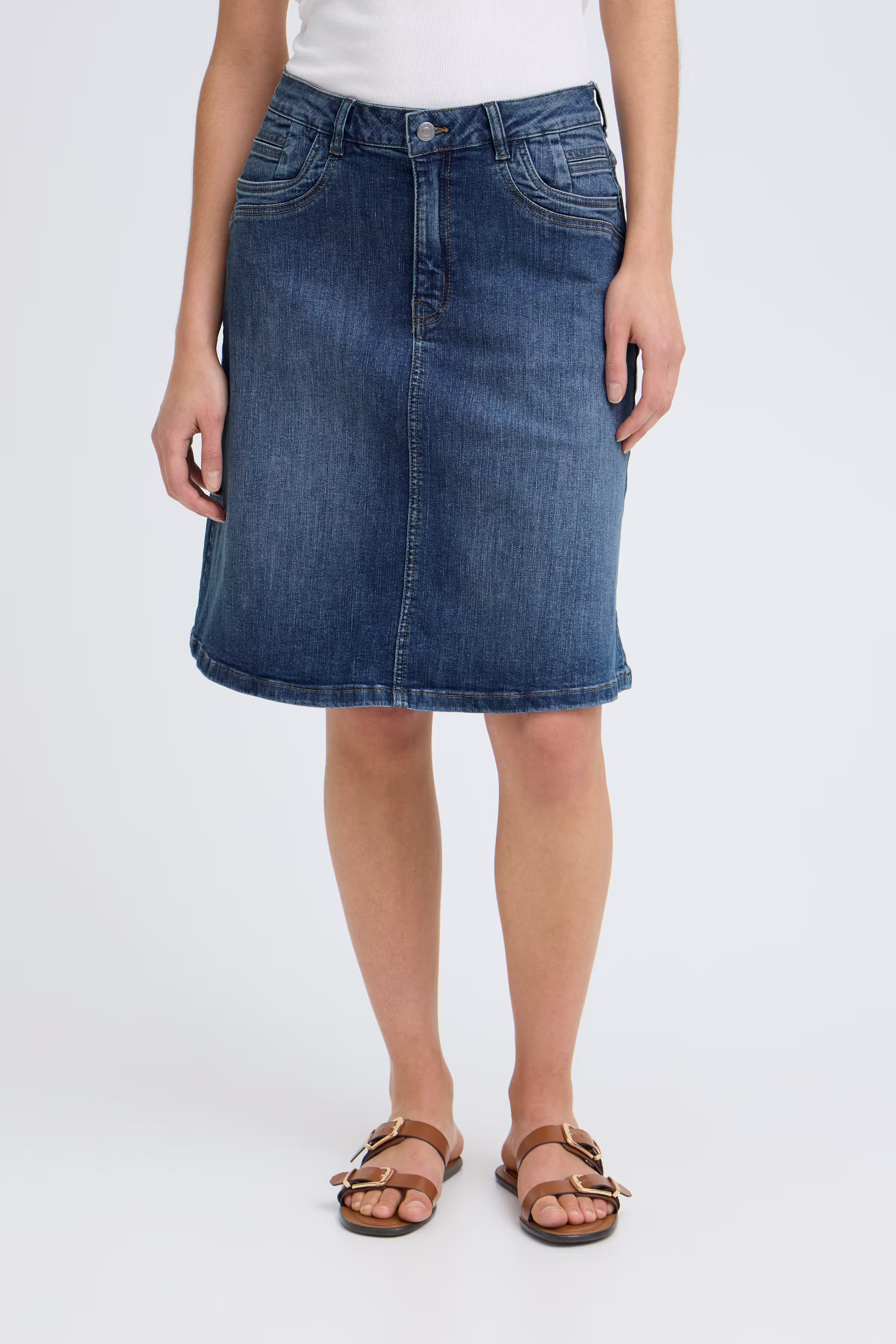 PZKATJA Skjørt LOOKBOOK FRONT 50208832-200002