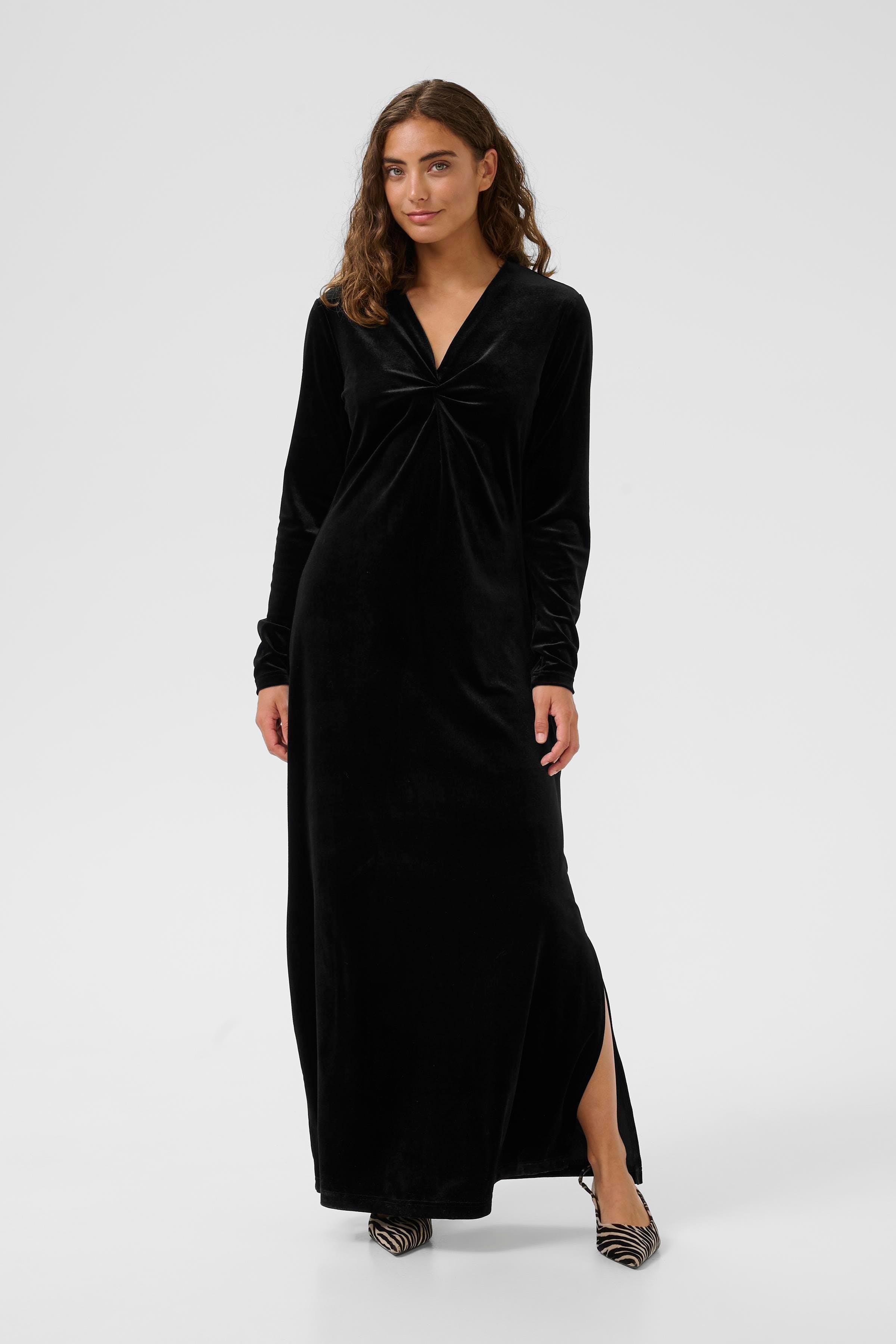 CUzoe Velourklänning LOOKBOOK FRONT 50112494-500012