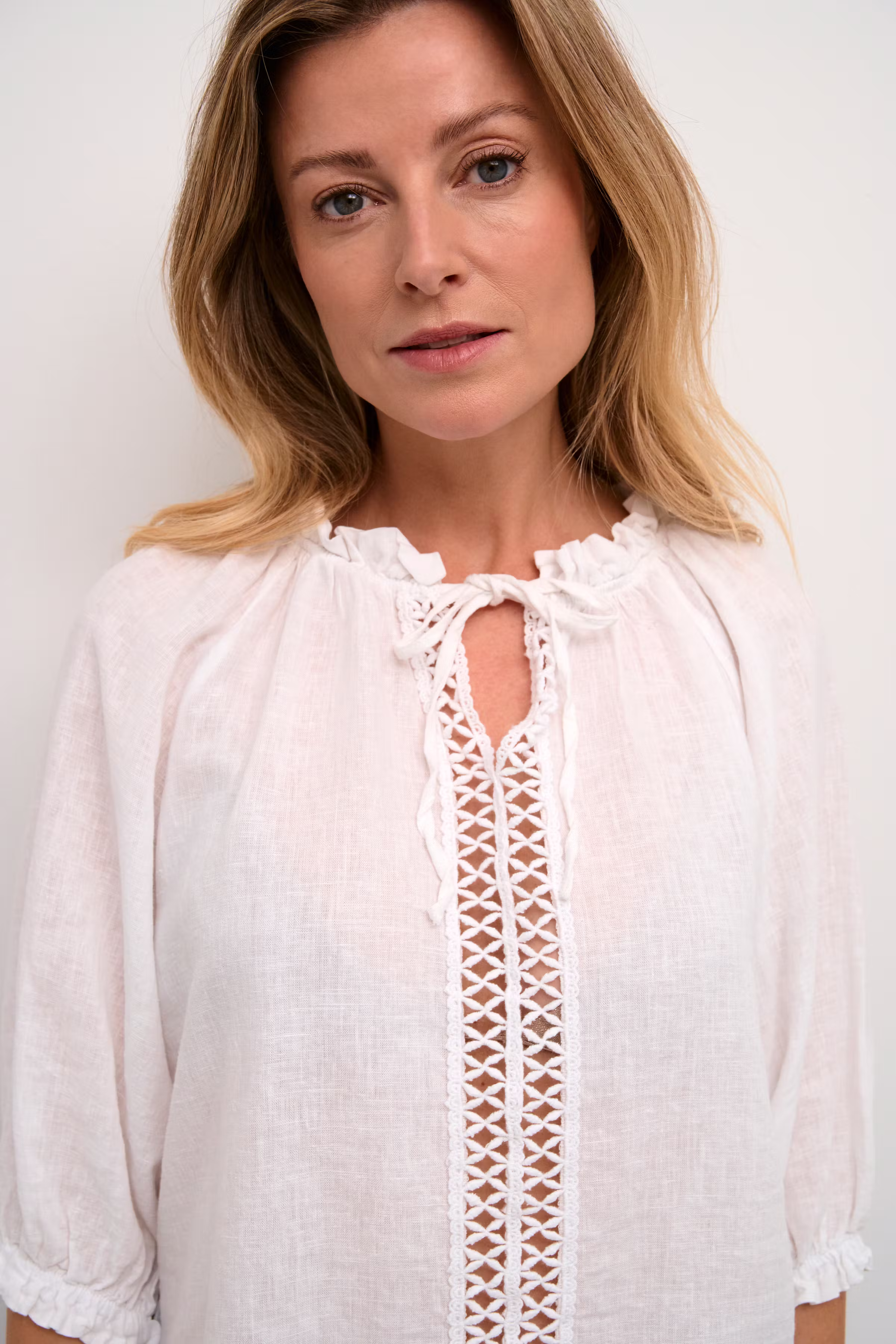 CRKiyo  Linen blouse LOOKBOOK DETAIL 10613122-110602