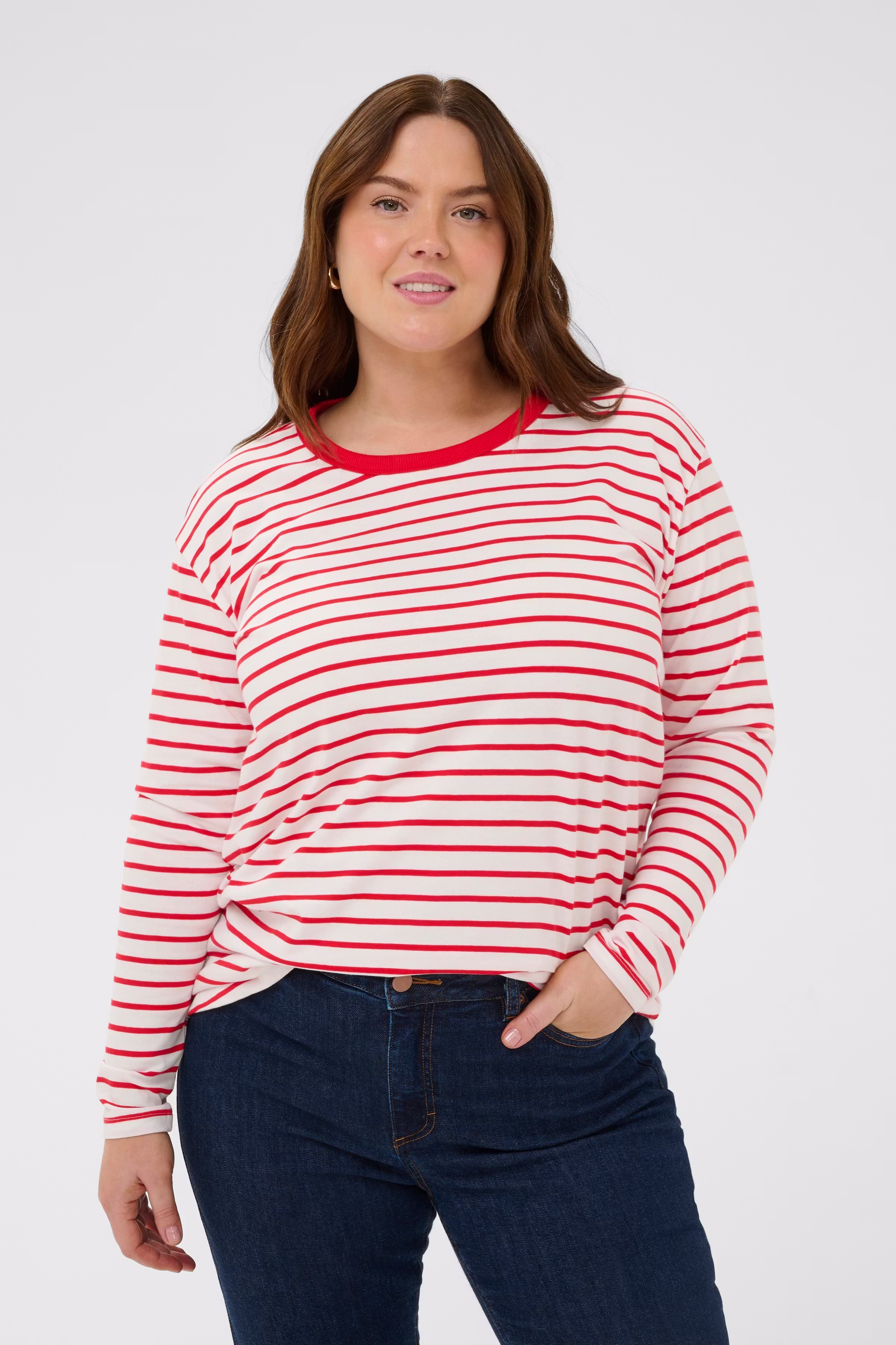 KCwinni Striped Blouse LOOKBOOK FRONT 10584216-109615