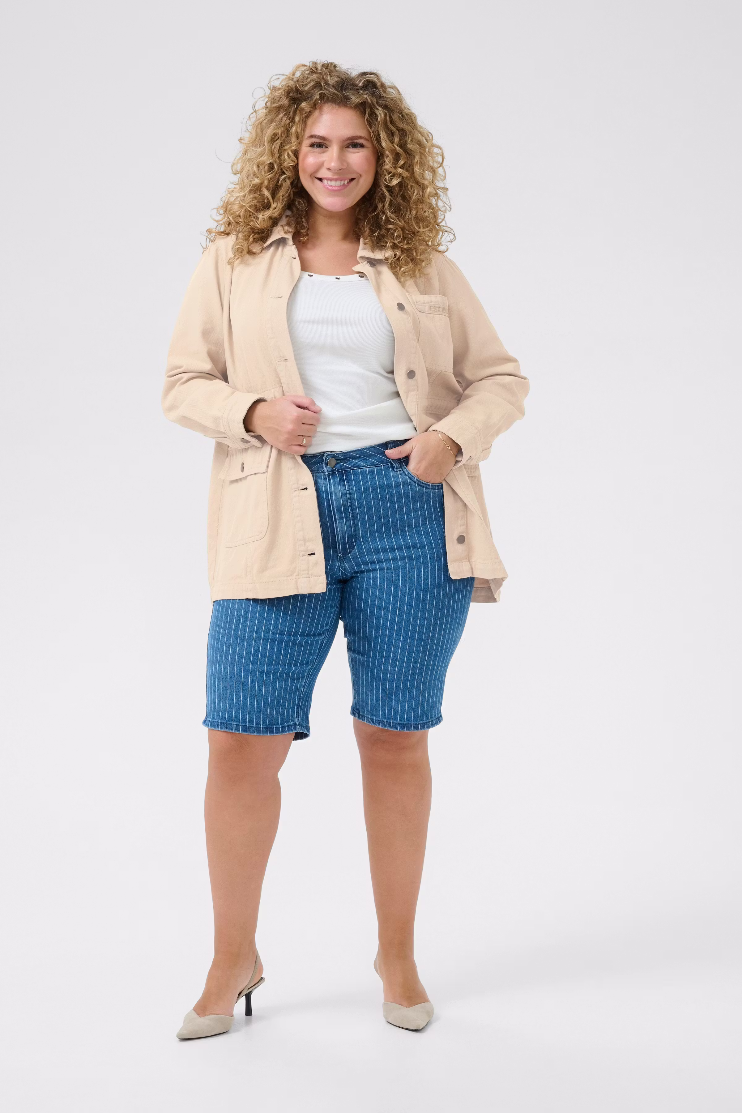 KCariona Denimjakke LOOKBOOK FRONT 10583739-151305