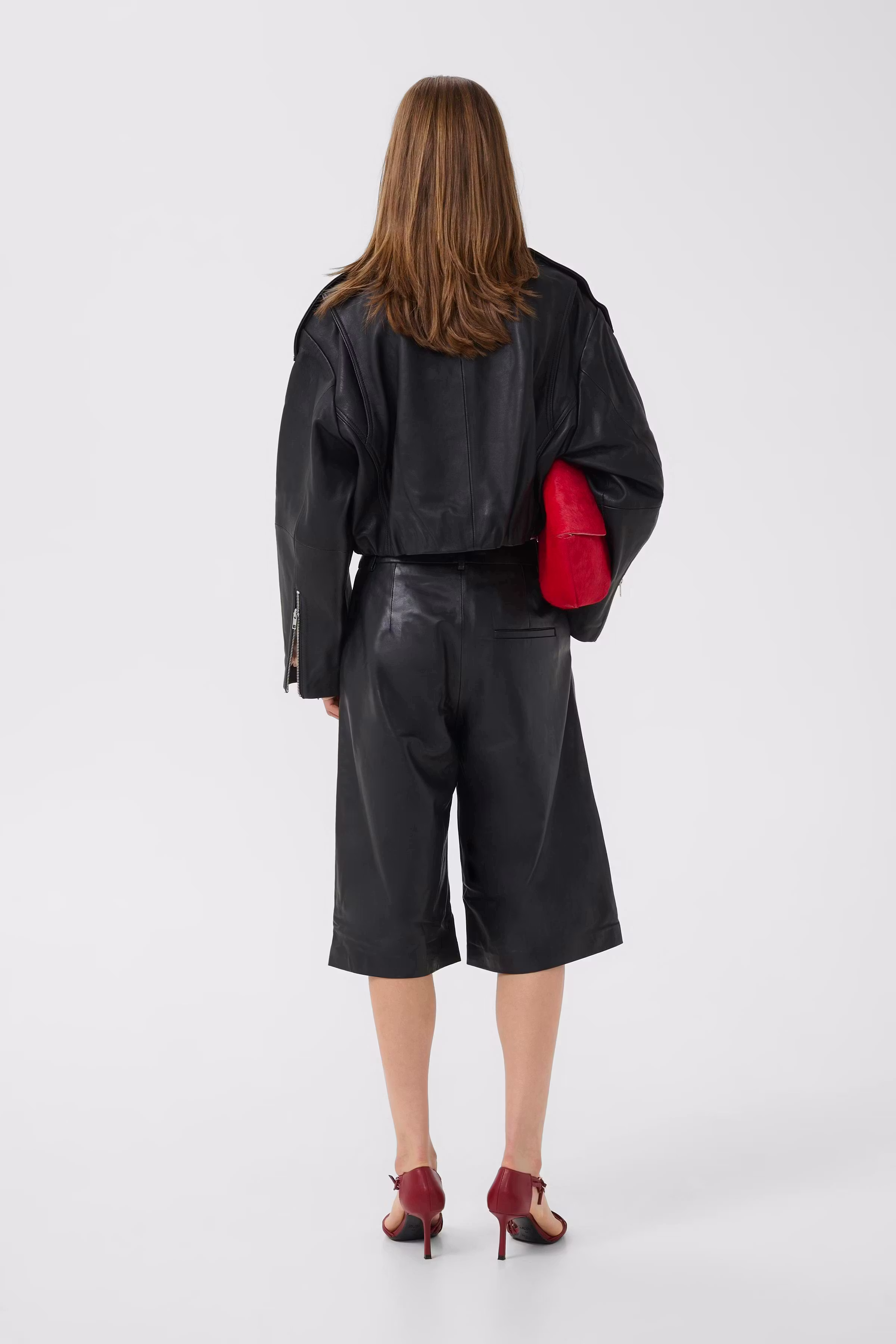 GZdiana Lederjacke LOOKBOOK BACK 10911110-100017