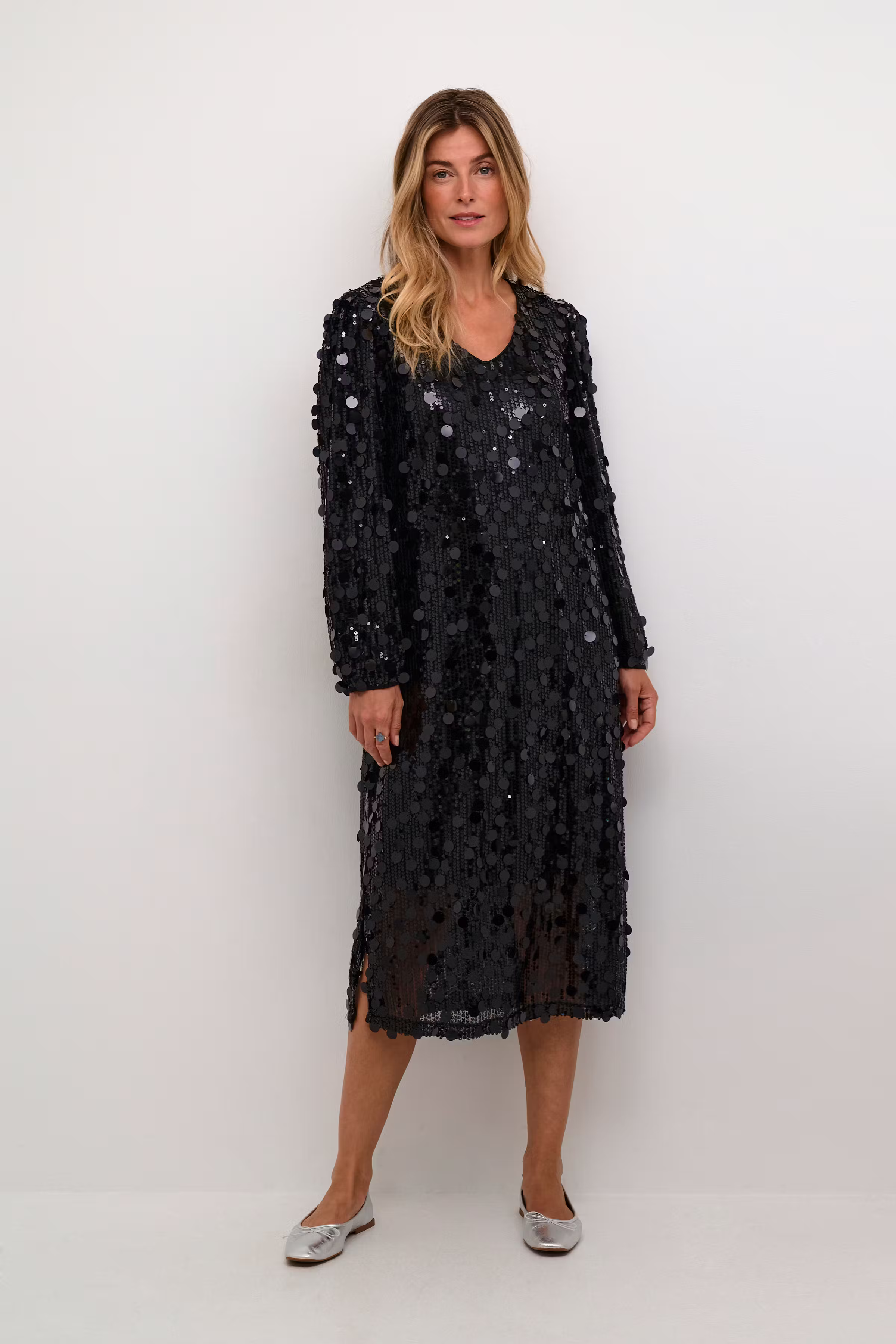 CRShine Paillet kjole LOOKBOOK FRONT 10612981-100120