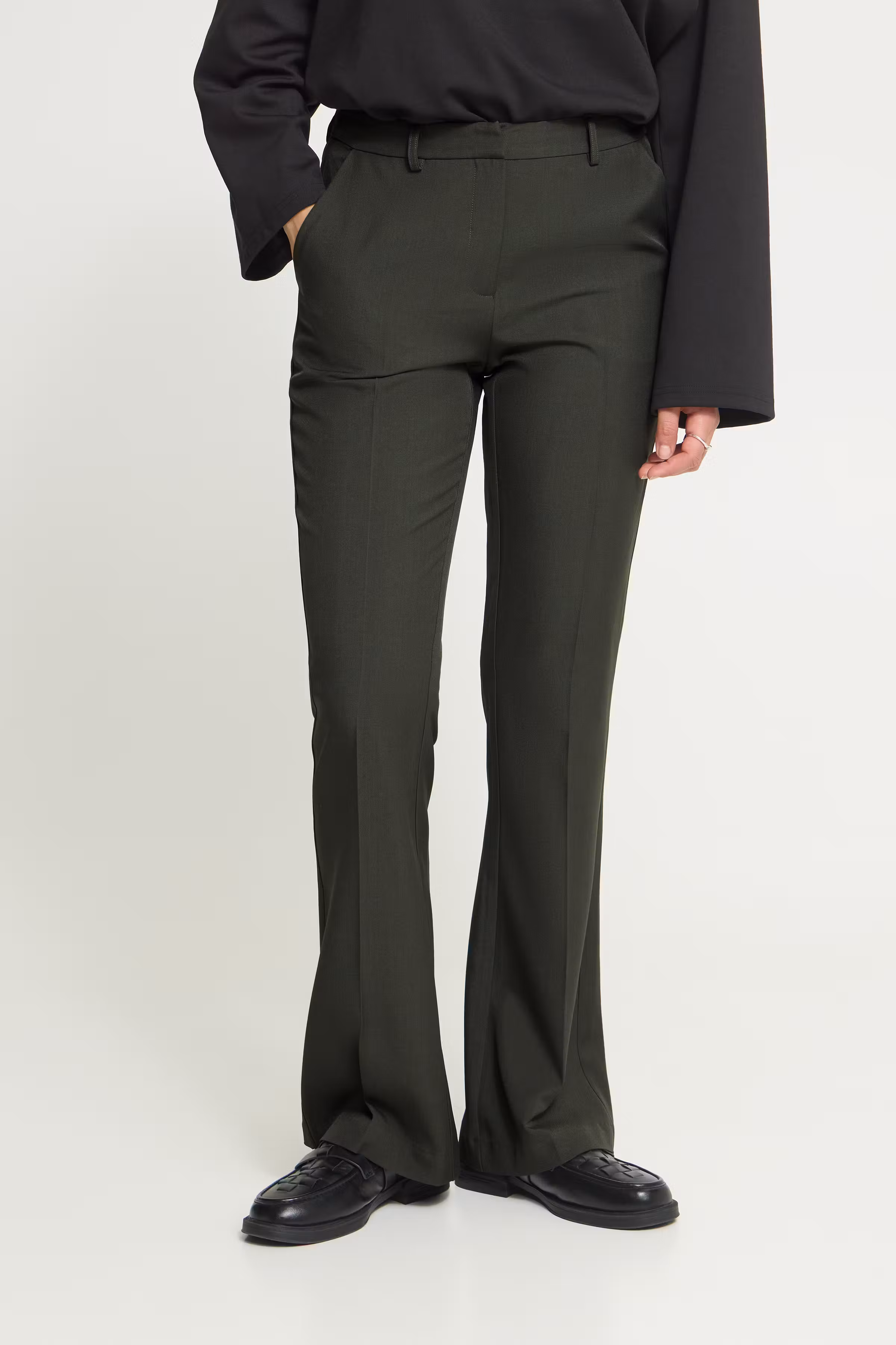 IHFAVA Flared Bukser LOOKBOOK FRONT 20125678-1905091
