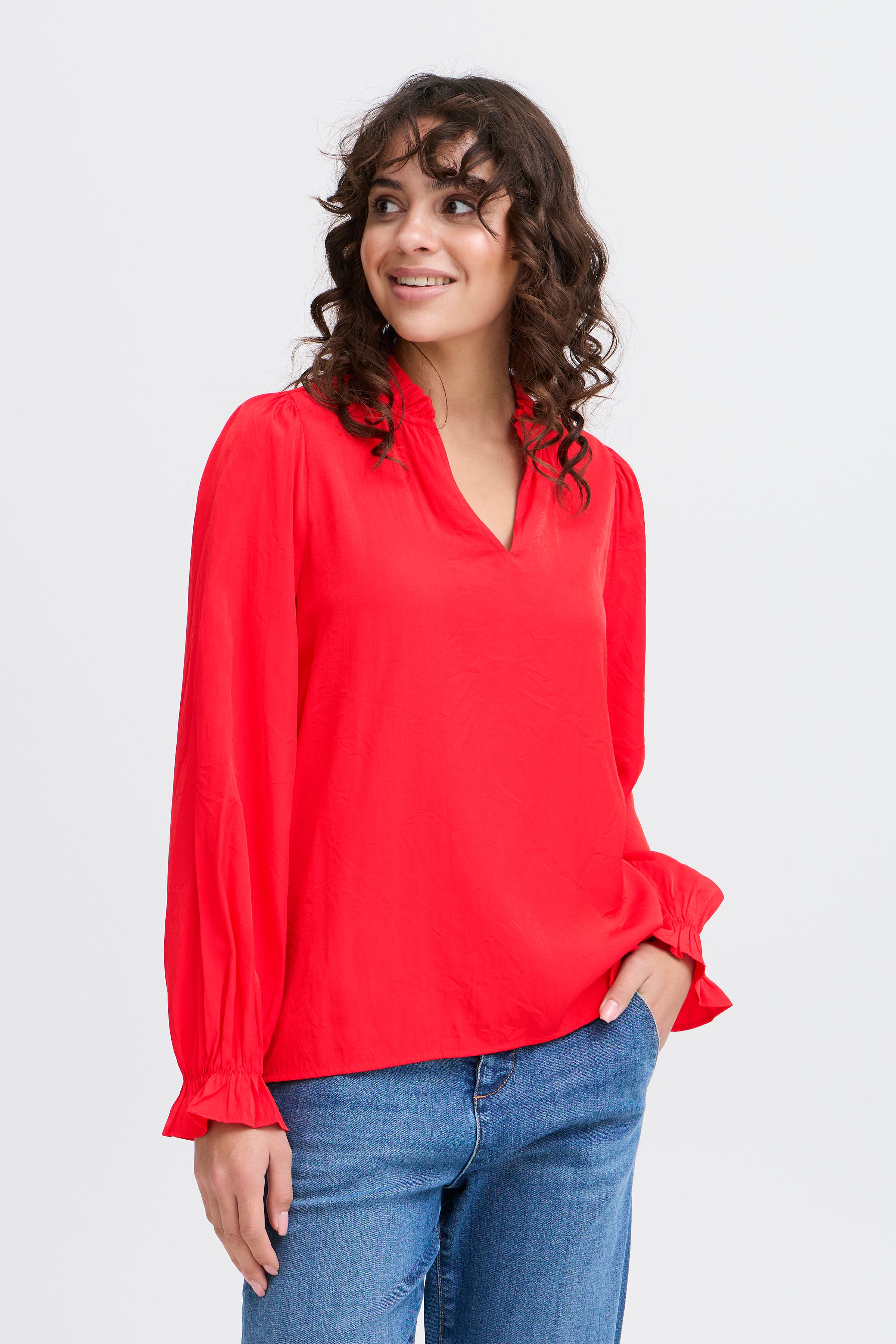 FRDIANA BL 1 Langarm-Bluse LOOKBOOK FRONT 20615564-171654