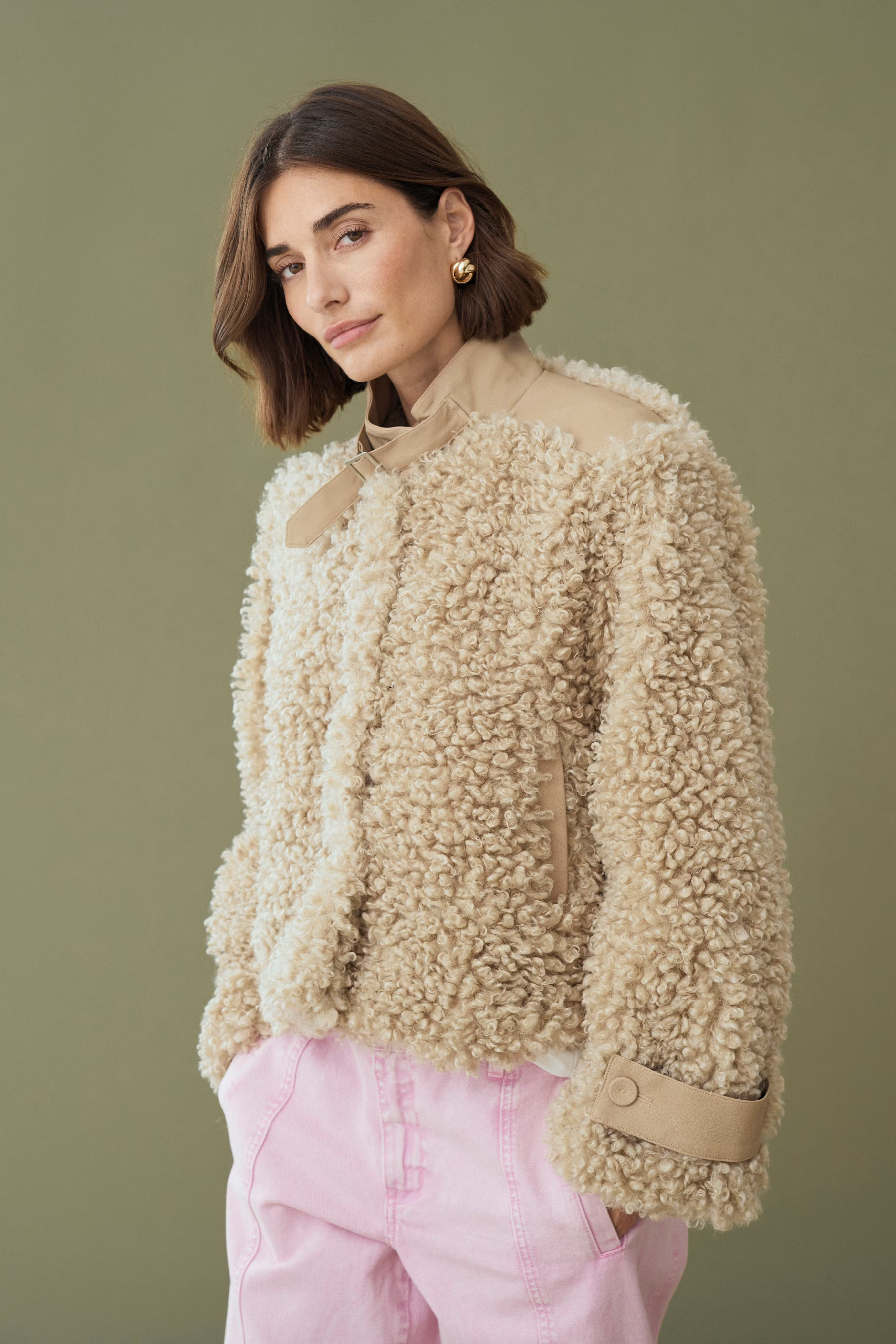 CUchanda Faux fur jakke LOCATION NONE 50112099-151305