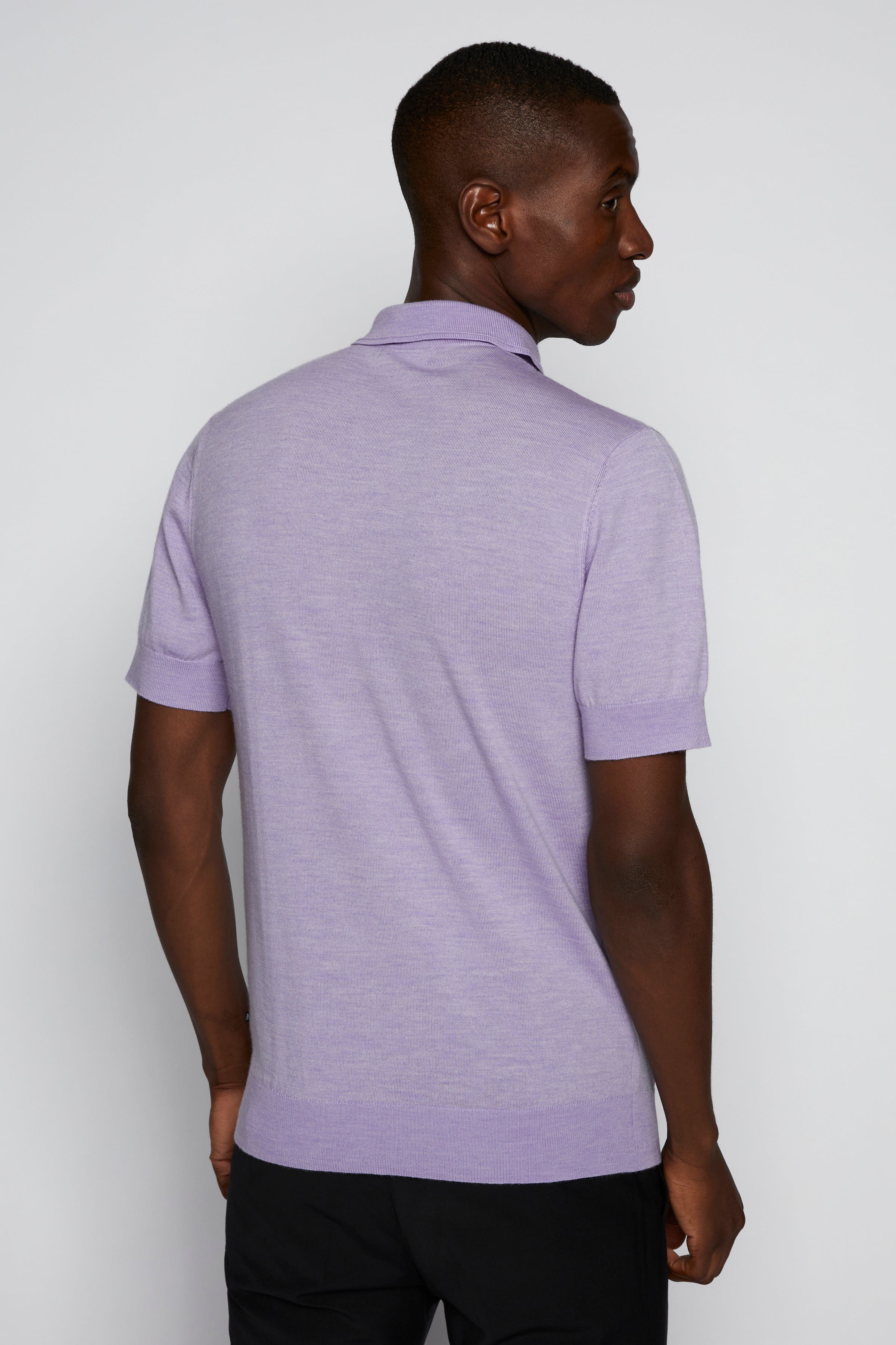 MAPolo Stickad tröja LOOKBOOK BACK 30205874-1738171